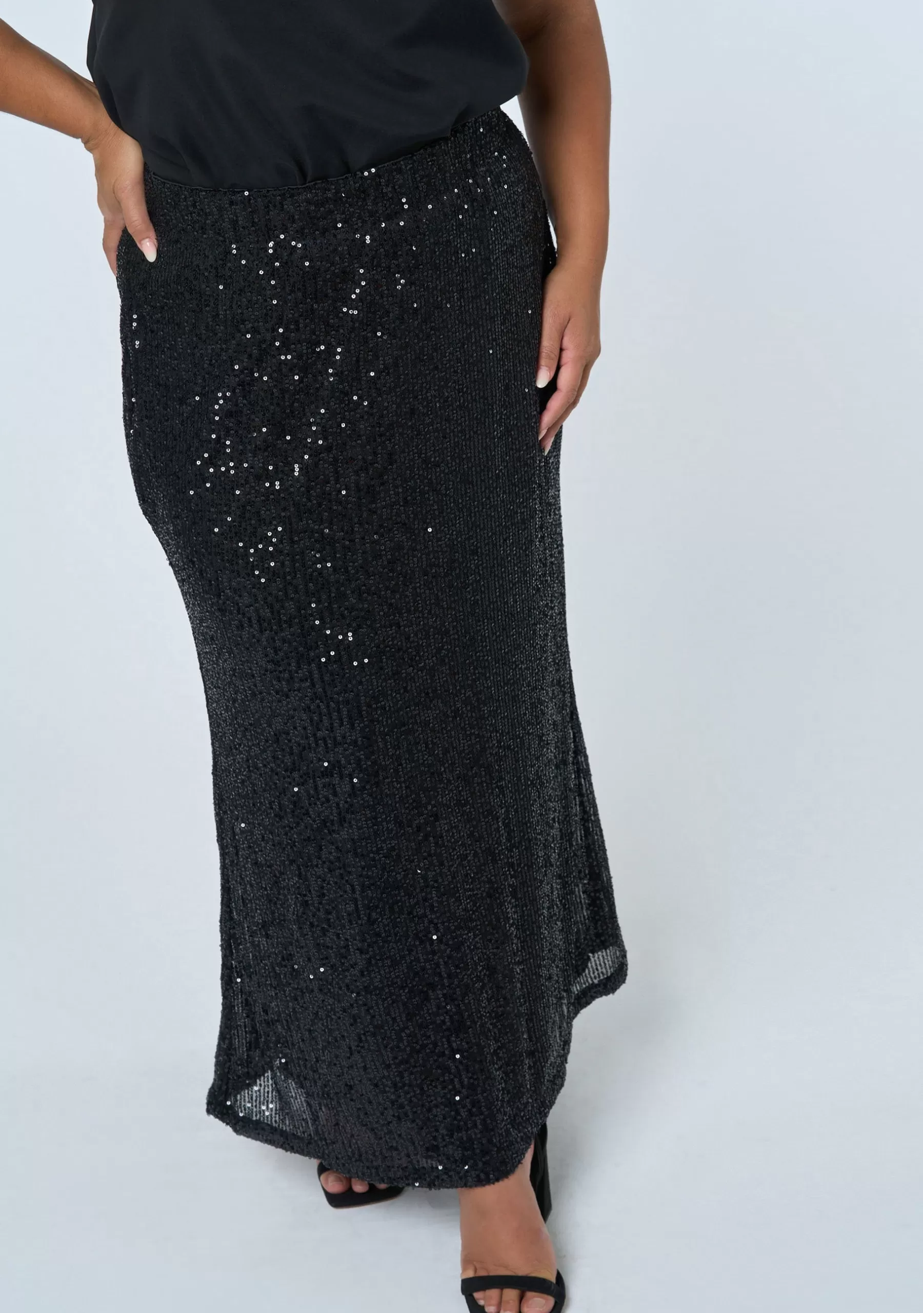 Curve Project Midi Skirts>Ignition Sequin Midi Skirt