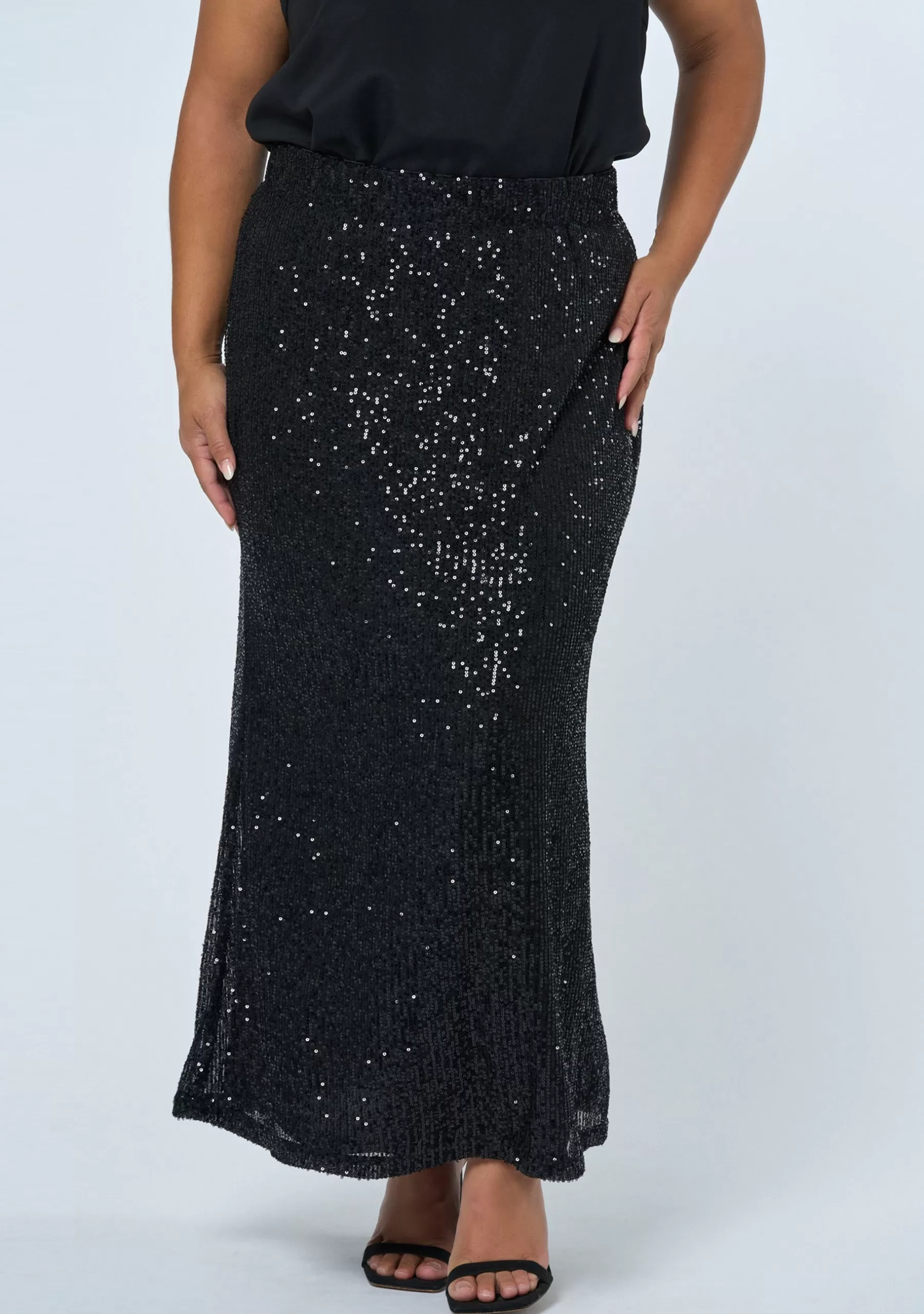Curve Project Midi Skirts>Ignition Sequin Midi Skirt