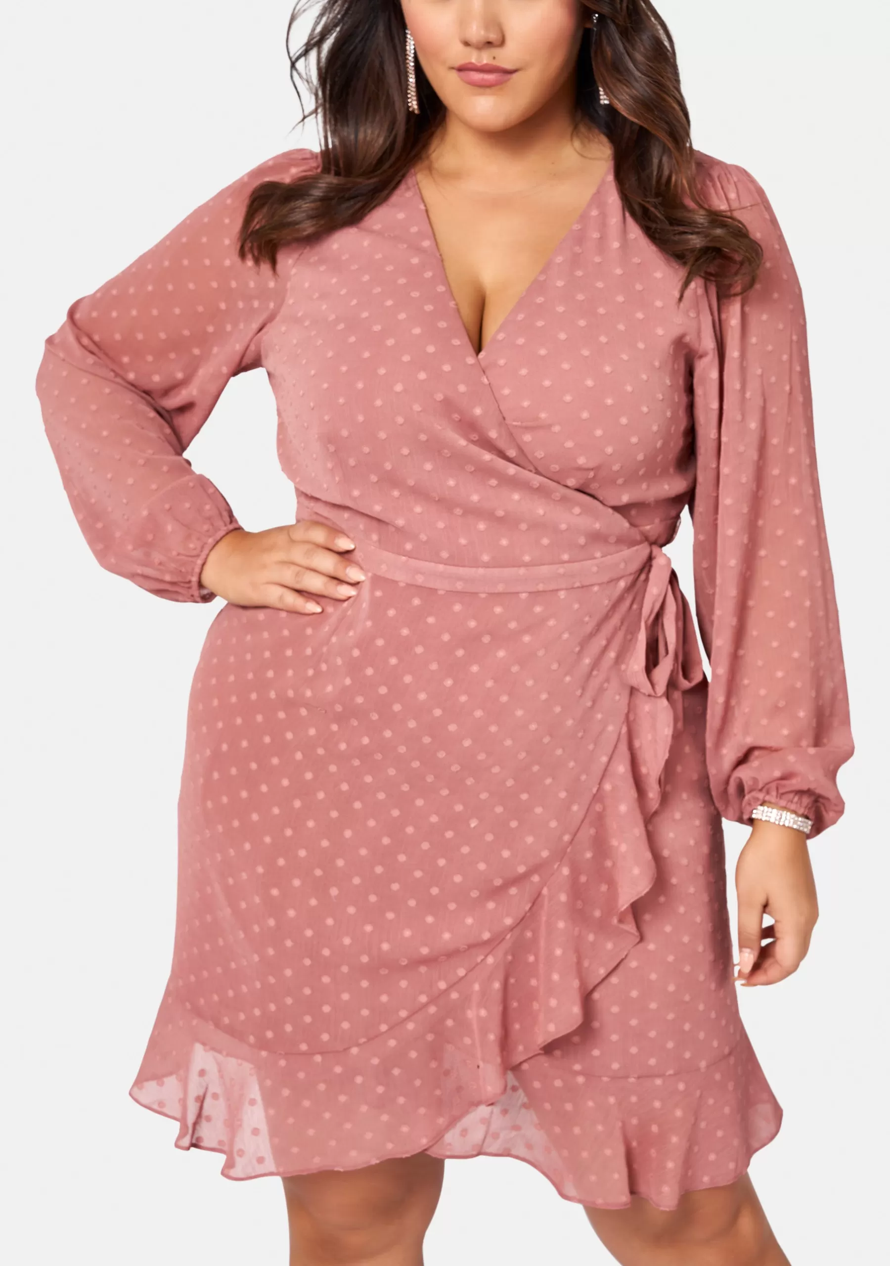 Curve Project Mini Dresses>Its Pink Pm Dress