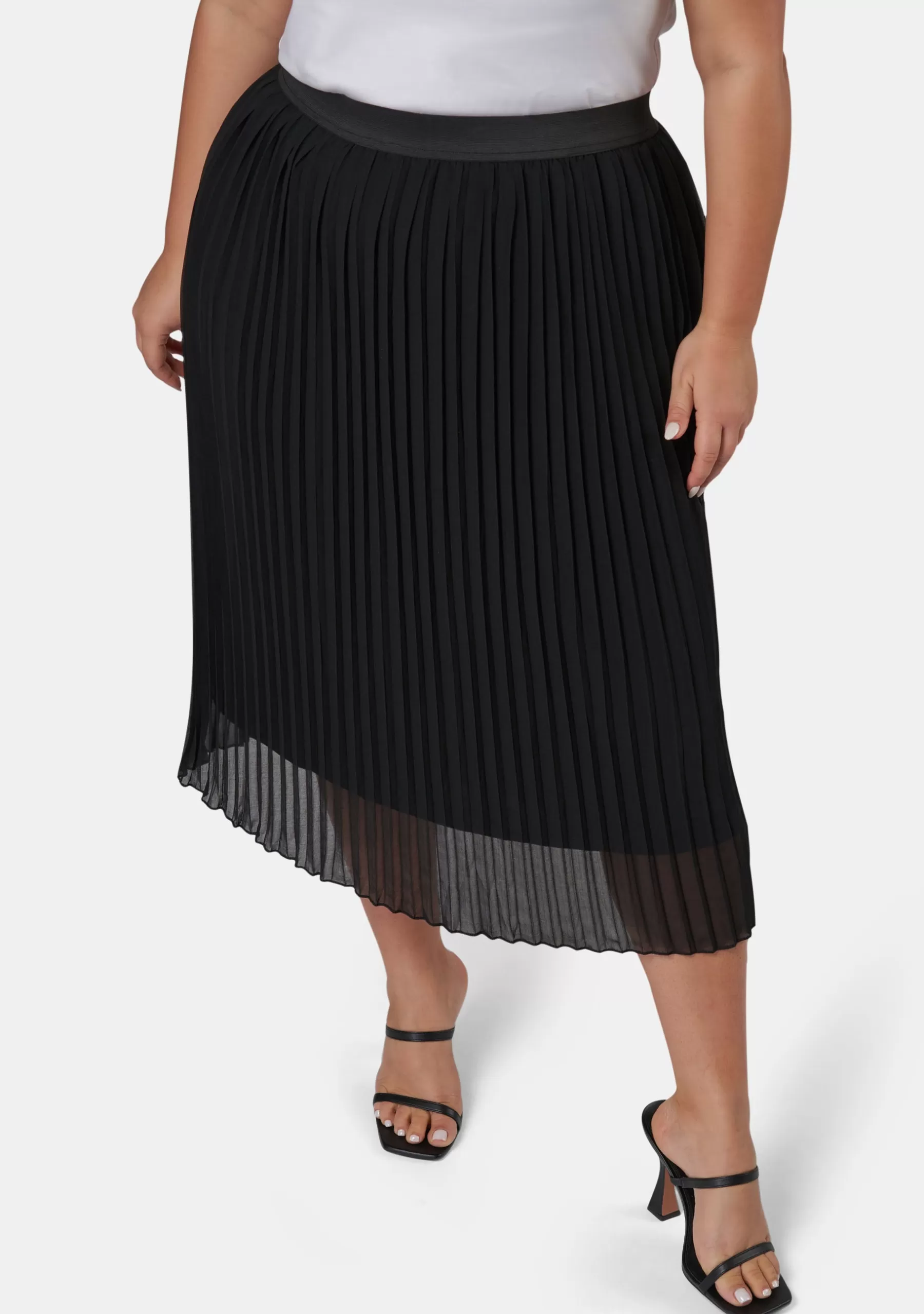 Curve Project Midi Skirts>Kali Pleated Midi Skirt