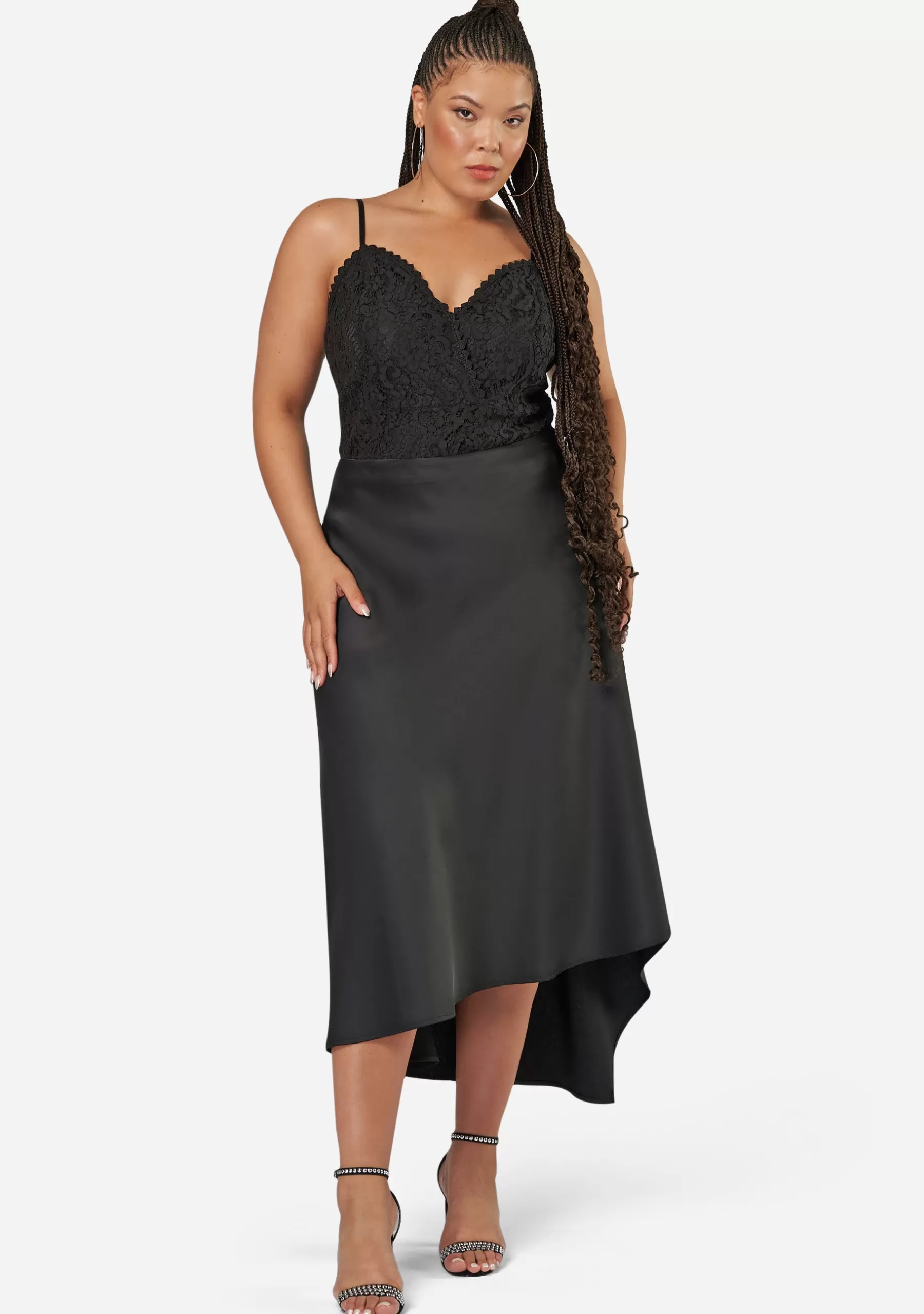Curve Project Midi Skirts>Late Night Midi Skirt