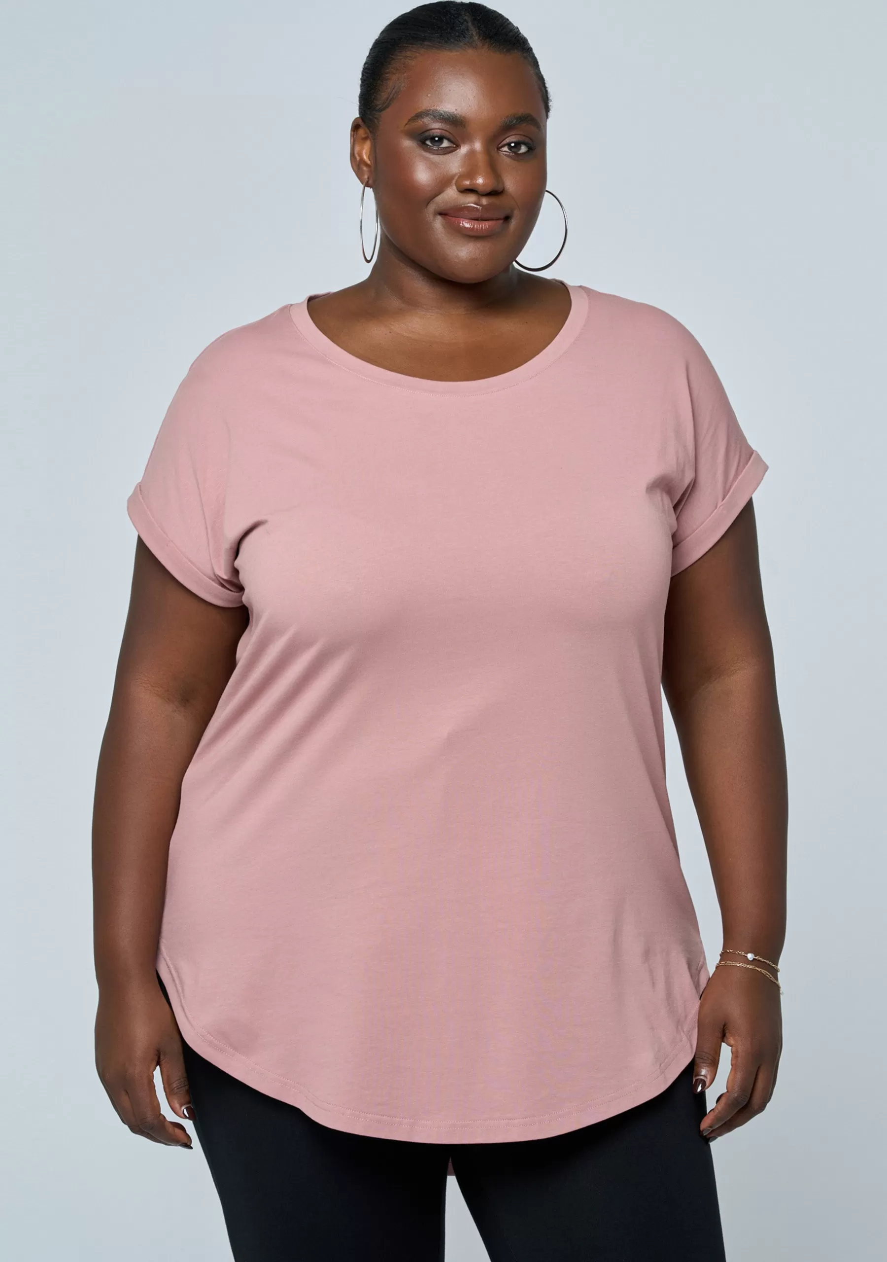 Curve Project T-Shirts>Lauren Longline Tee