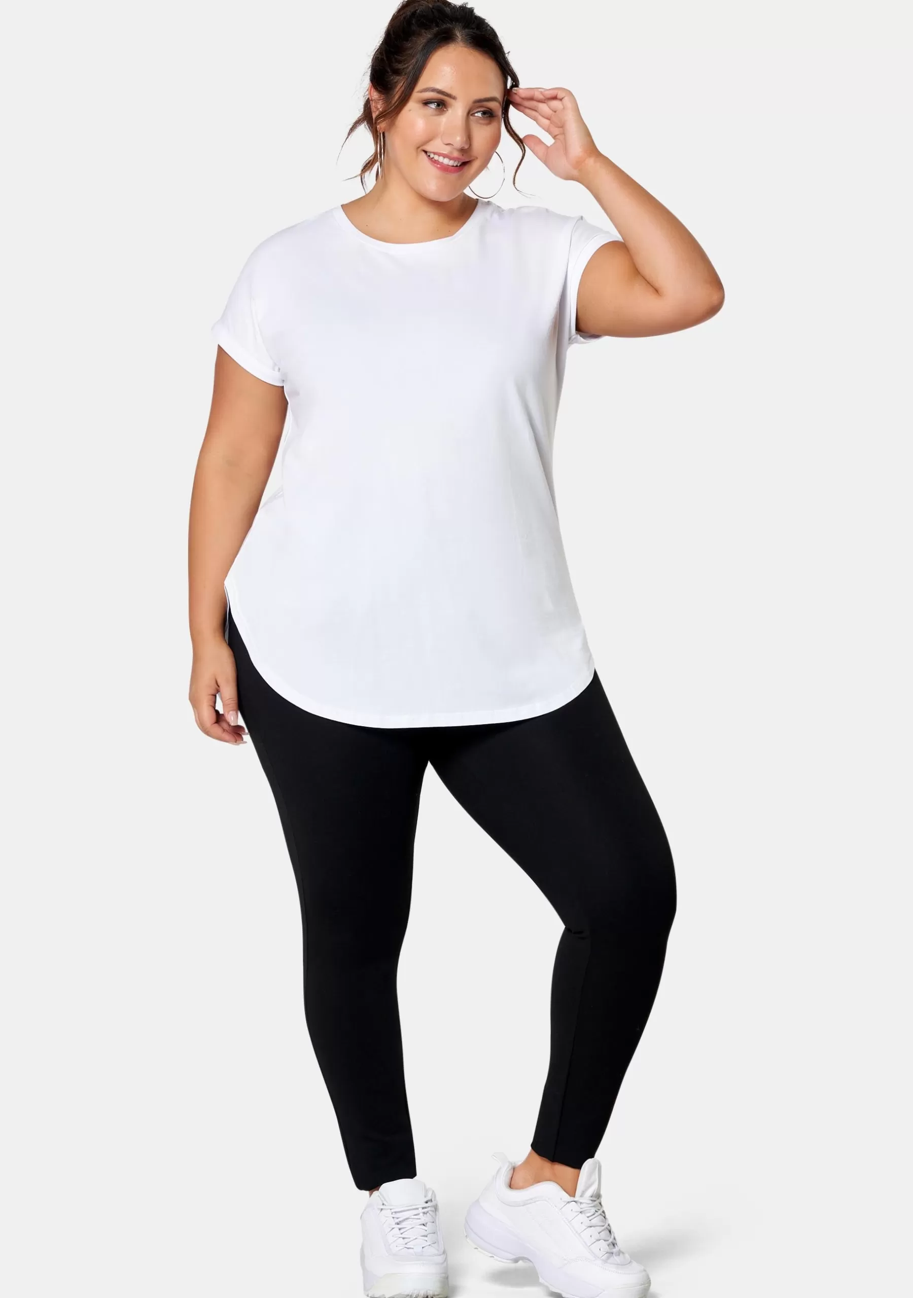 Curve Project T-Shirts>Lauren Longline Tee
