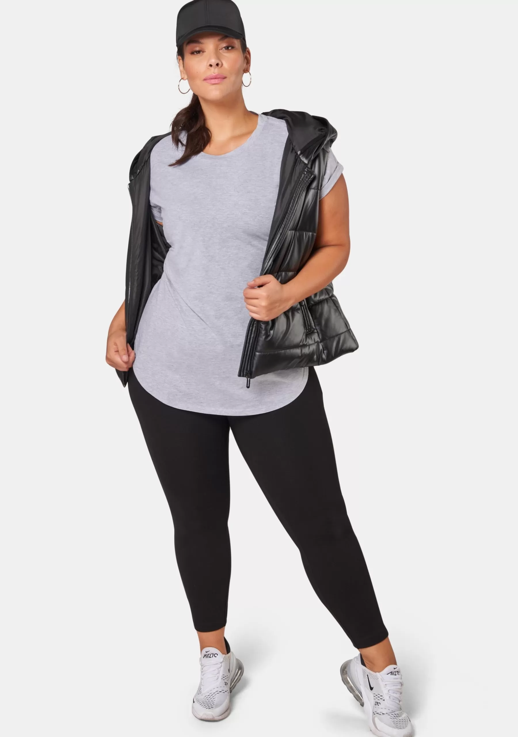 Curve Project T-Shirts>Lauren Longline Tee