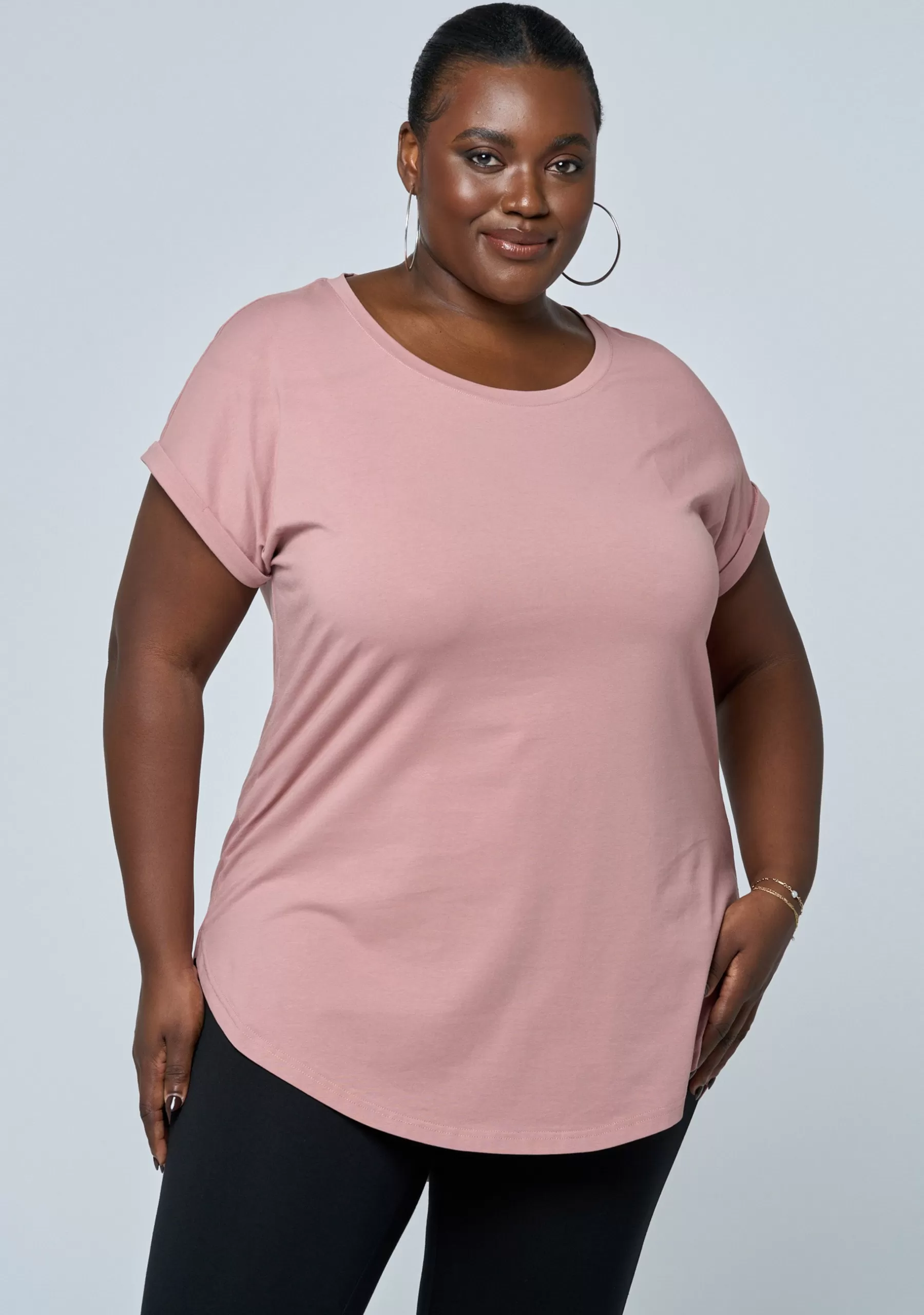 Curve Project T-Shirts>Lauren Longline Tee