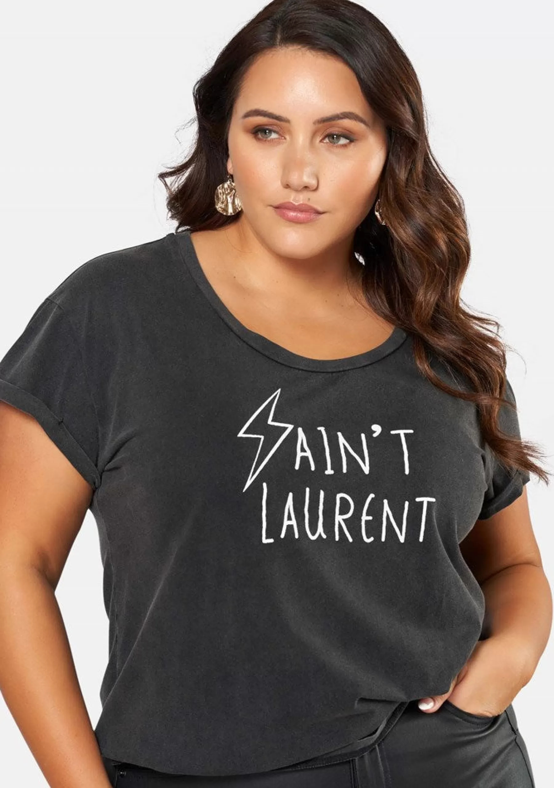 Curve Project T-Shirts>Laurent Logo Tee