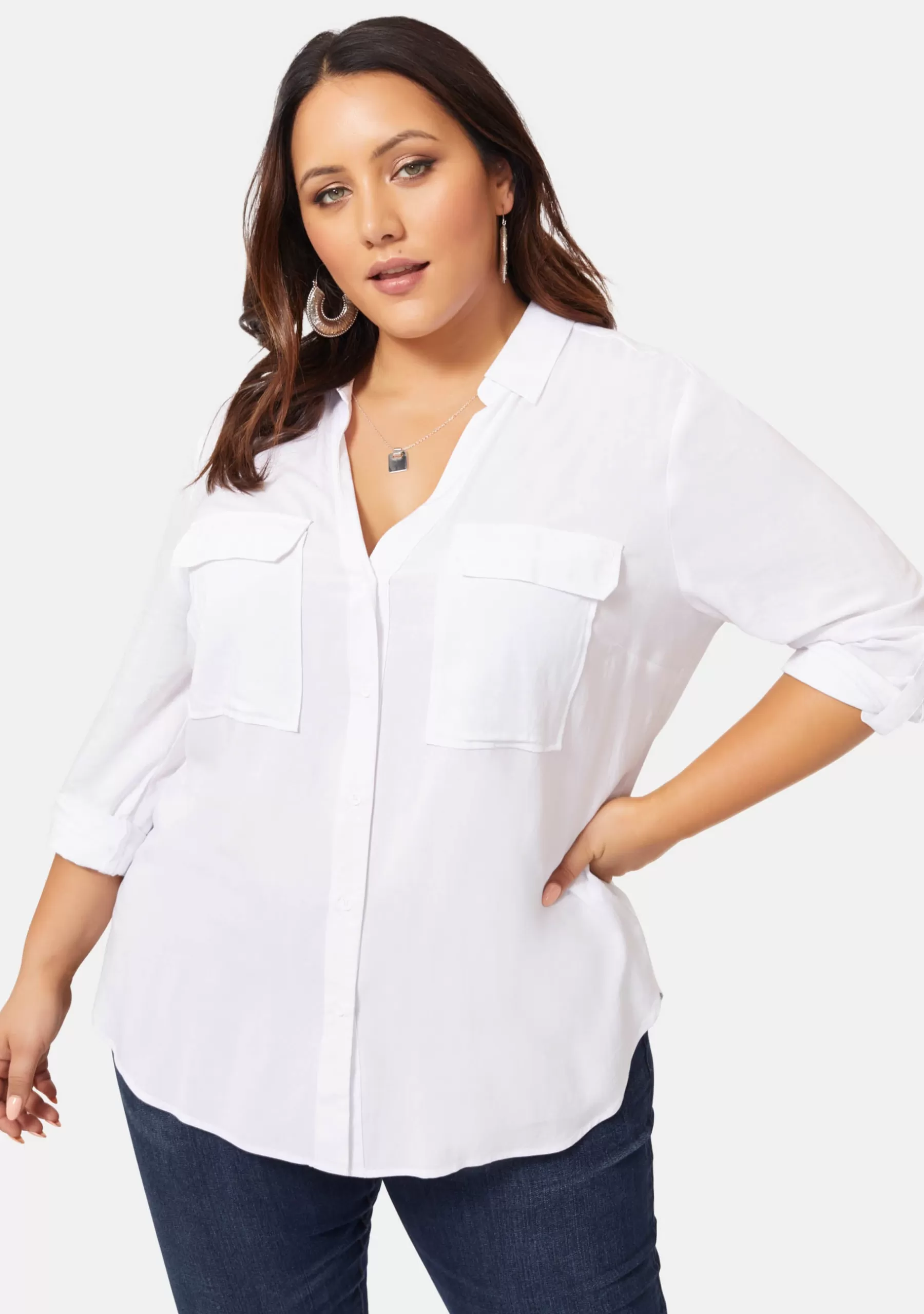 Curve Project Shirts & Blouses>Lizzy Soft Shirt