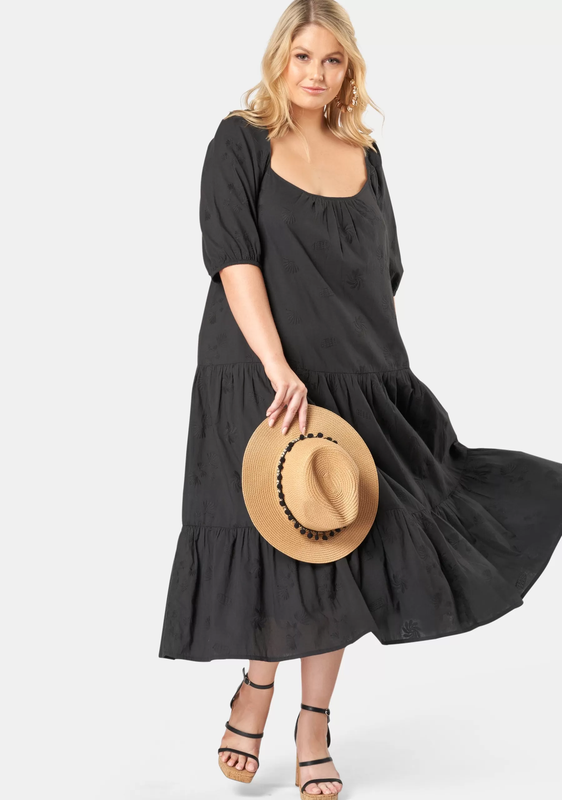 Curve Project Maxi Dresses>Lost In Paradise Maxi Dress