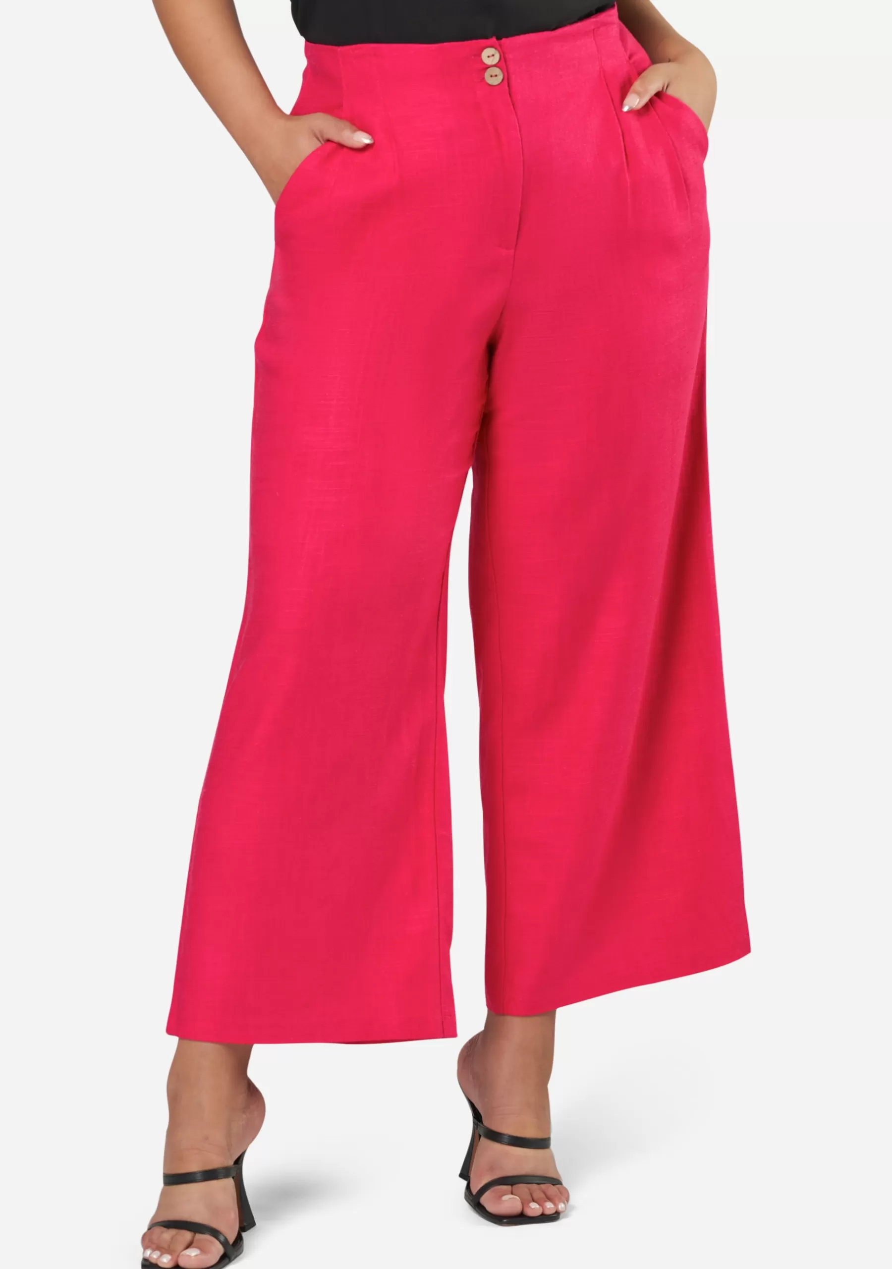 Curve Project Pants>Lottie Linen Pants