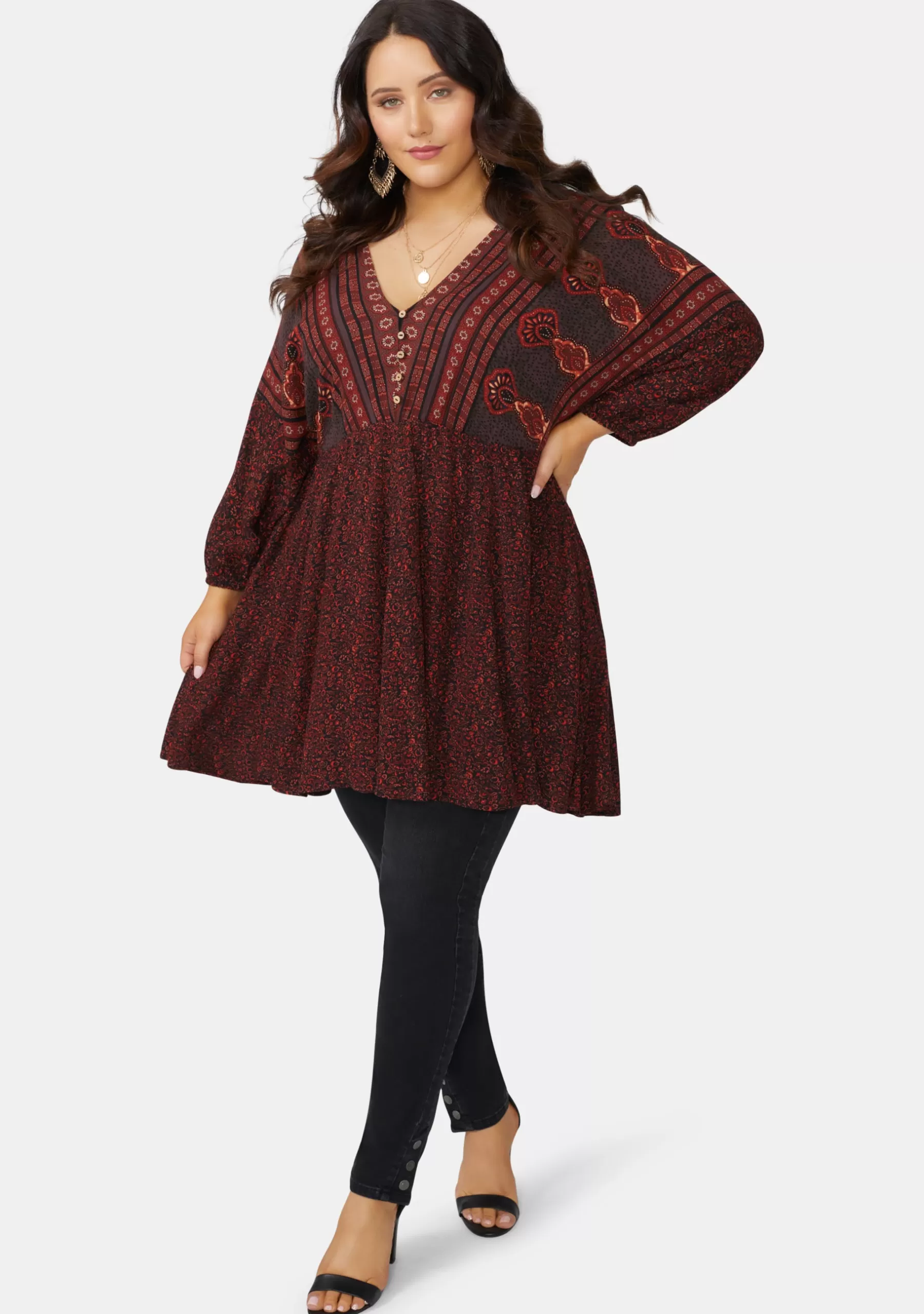 Curve Project Shirts & Blouses>Love Spice Blouse