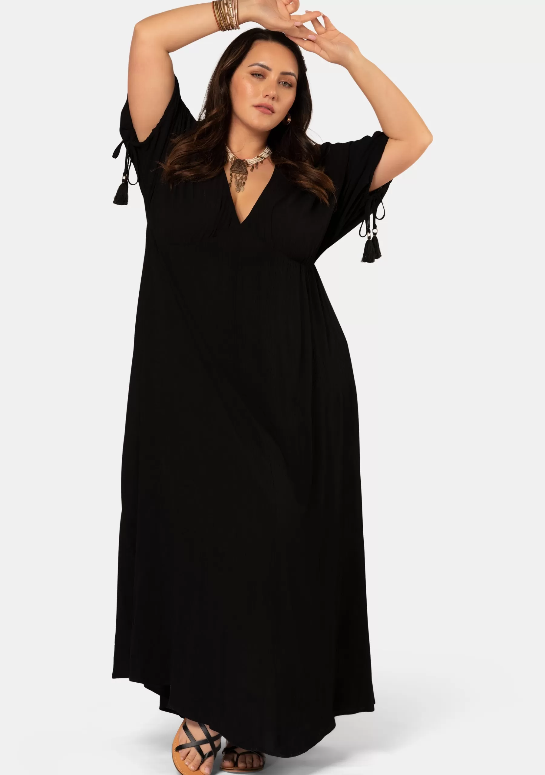 Curve Project Boho Dresses | Black Dresses>Love Spice Maxi Dress