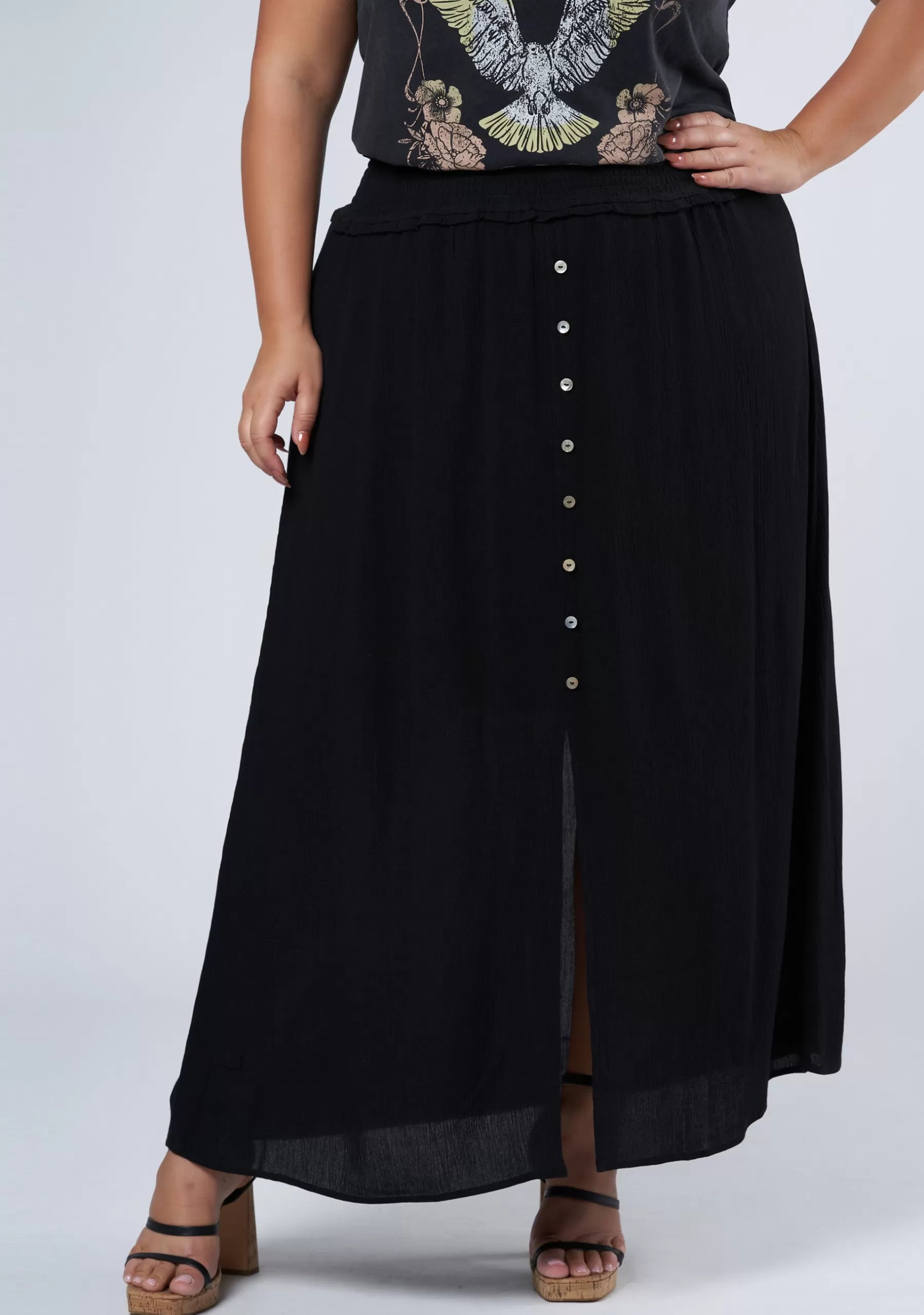 Curve Project Maxi Skirts>Love Spice Maxi Skirt