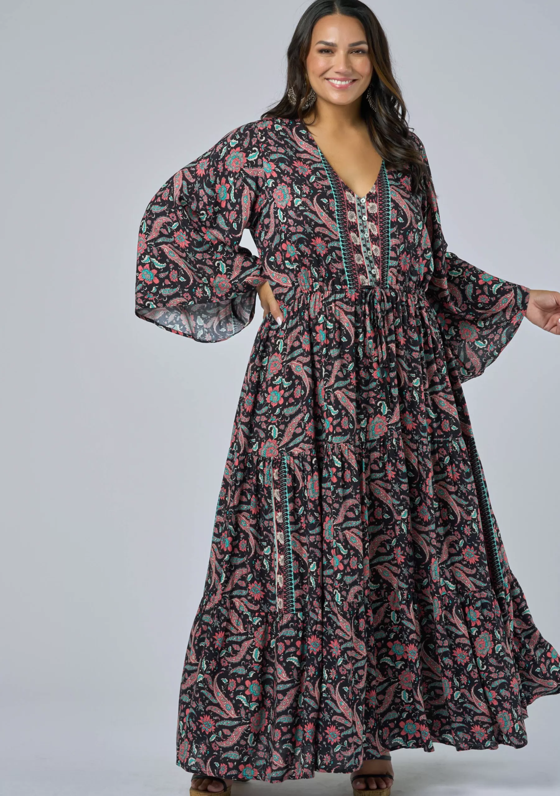 Curve Project Boho Dresses | Maxi Dresses>Luna Nights Maxi Dress