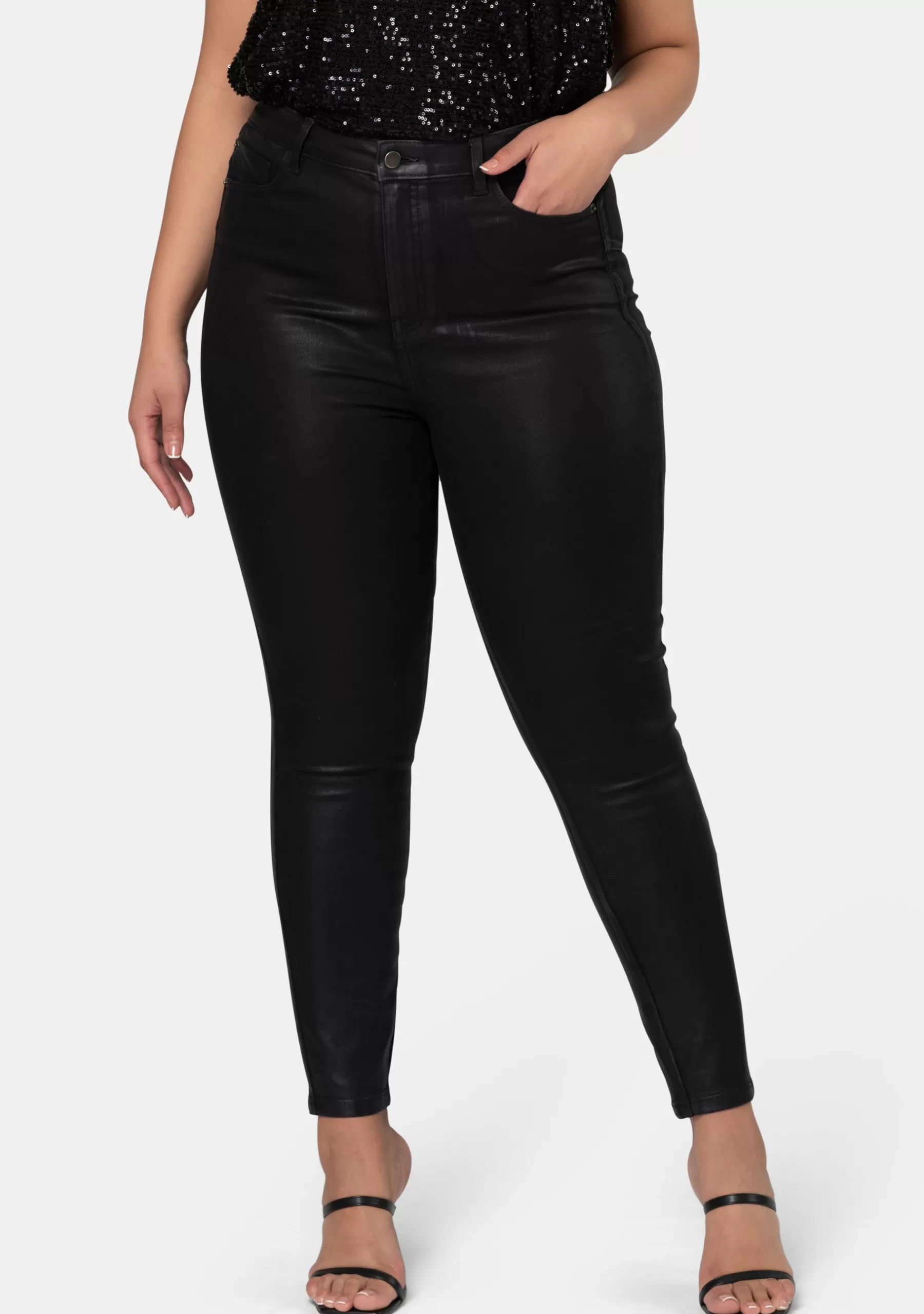 Curve Project Denim | Jeans>Luxe Stretch Coated Jean