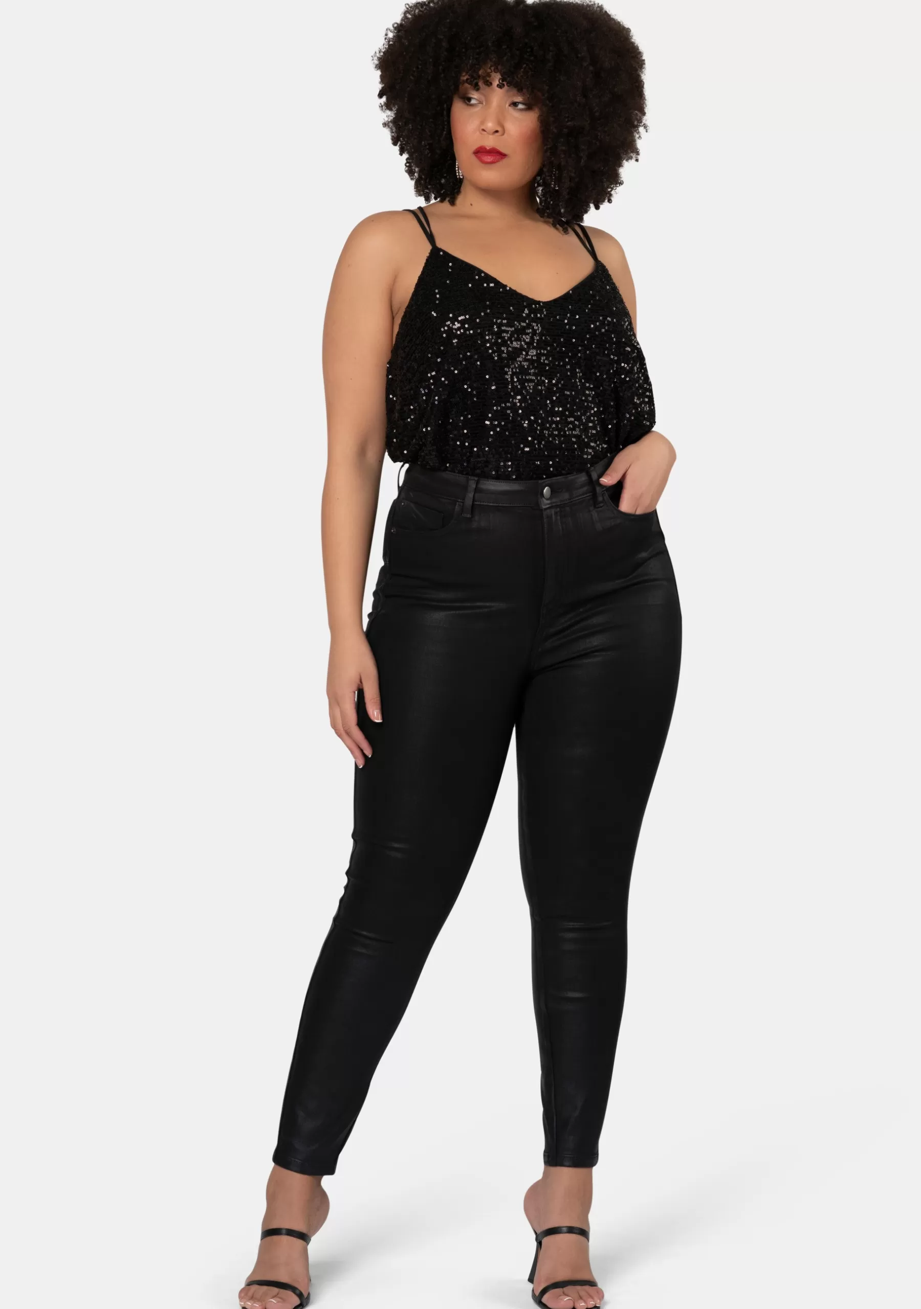 Curve Project Denim | Jeans>Luxe Stretch Coated Jean