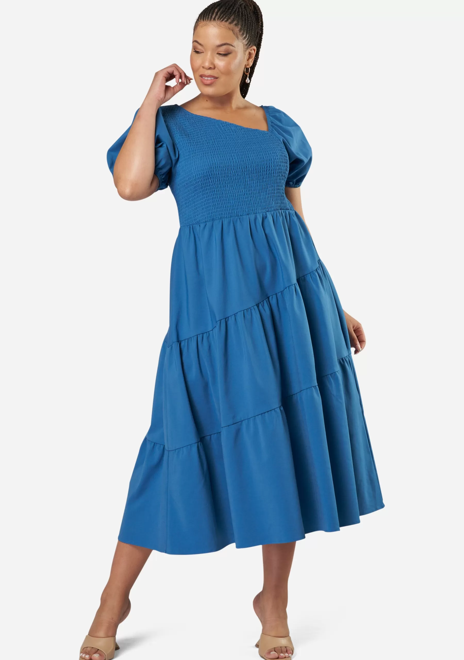 Curve Project Midi Dresses | Maxi Dresses>Miley Asymmetric Midi Dress