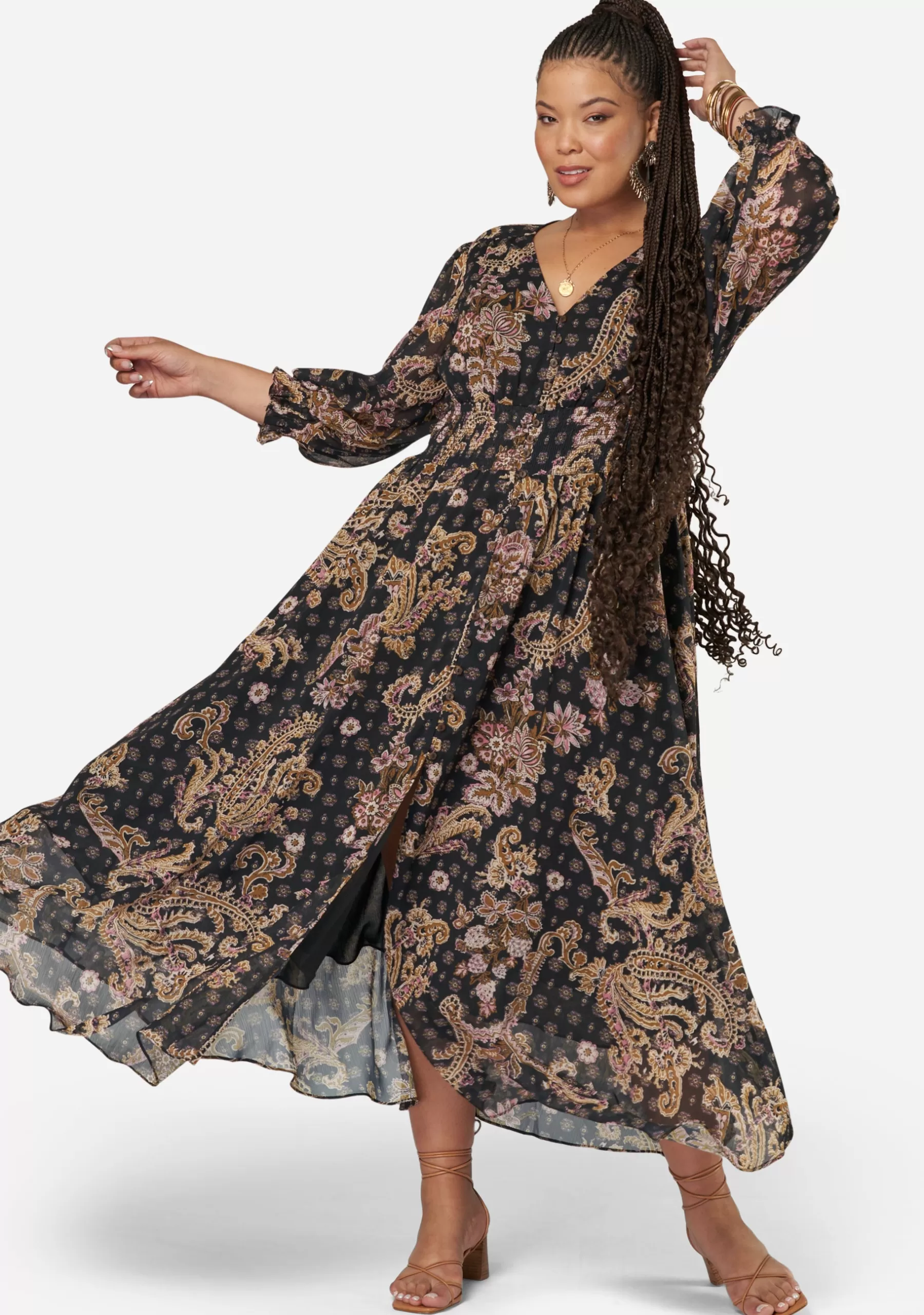 Curve Project Boho Dresses | Maxi Dresses>Missing Piece Maxi Dress