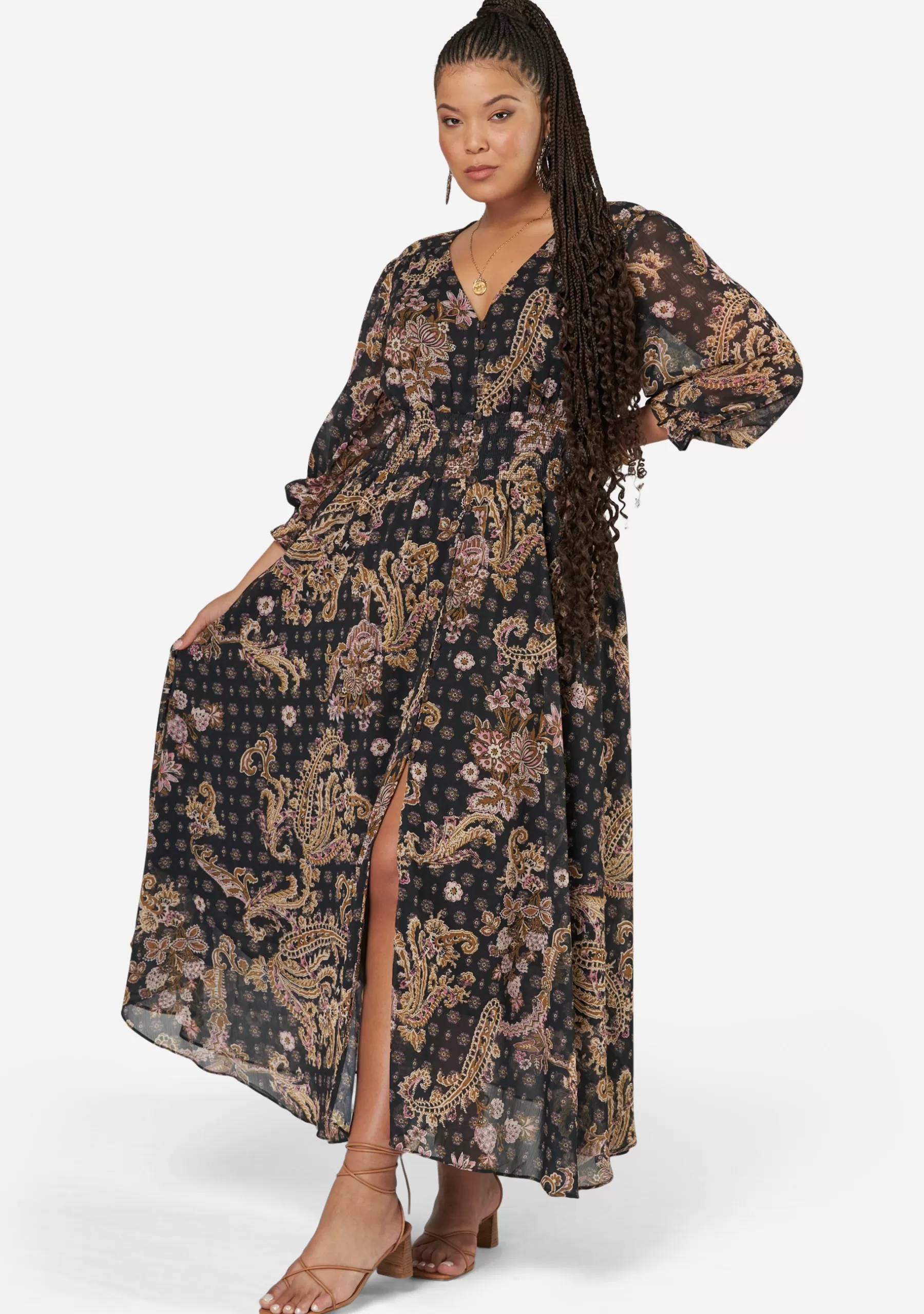 Curve Project Boho Dresses | Maxi Dresses>Missing Piece Maxi Dress