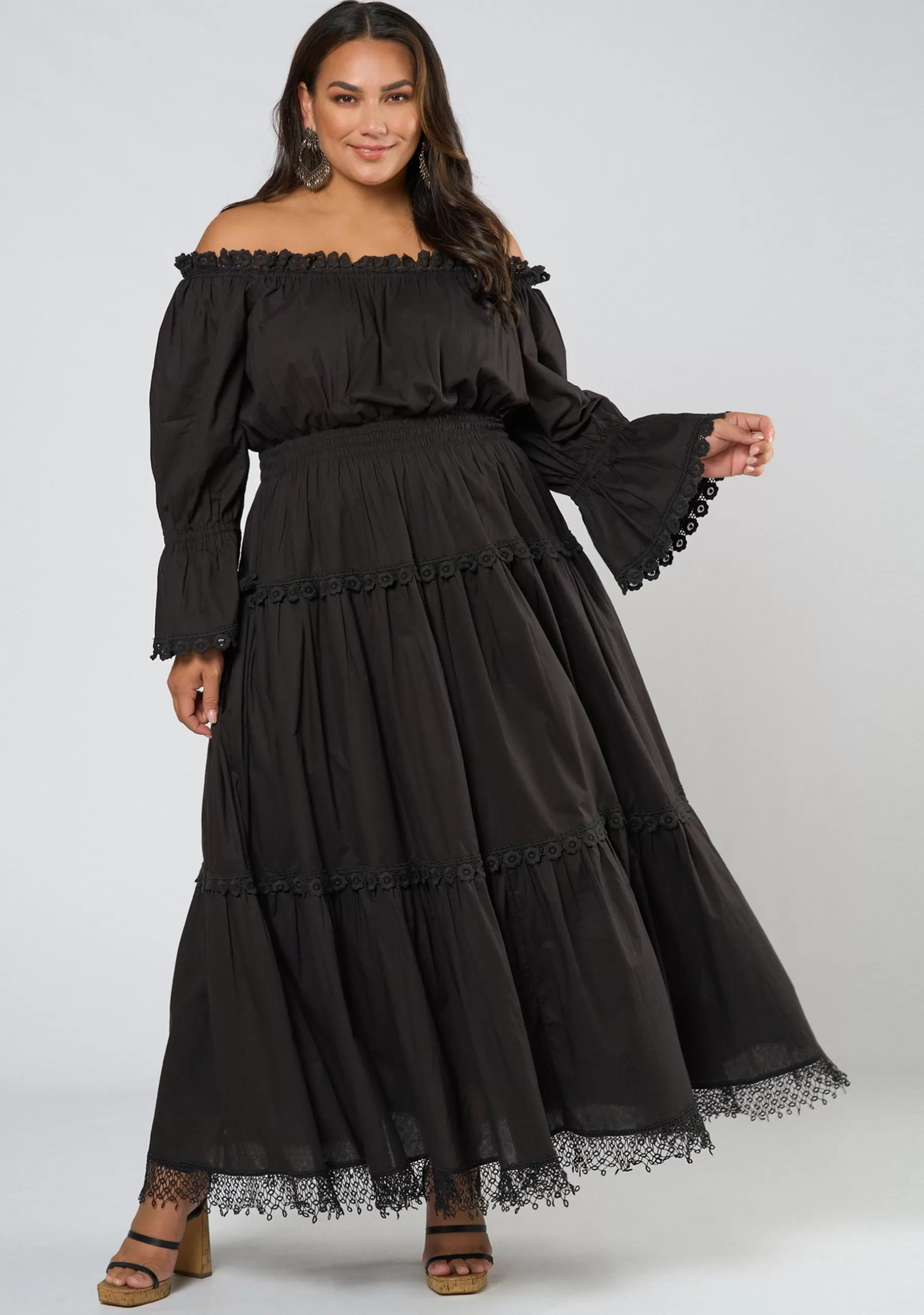 Curve Project Boho Dresses | Black Dresses>Mykonos Maxi Dress