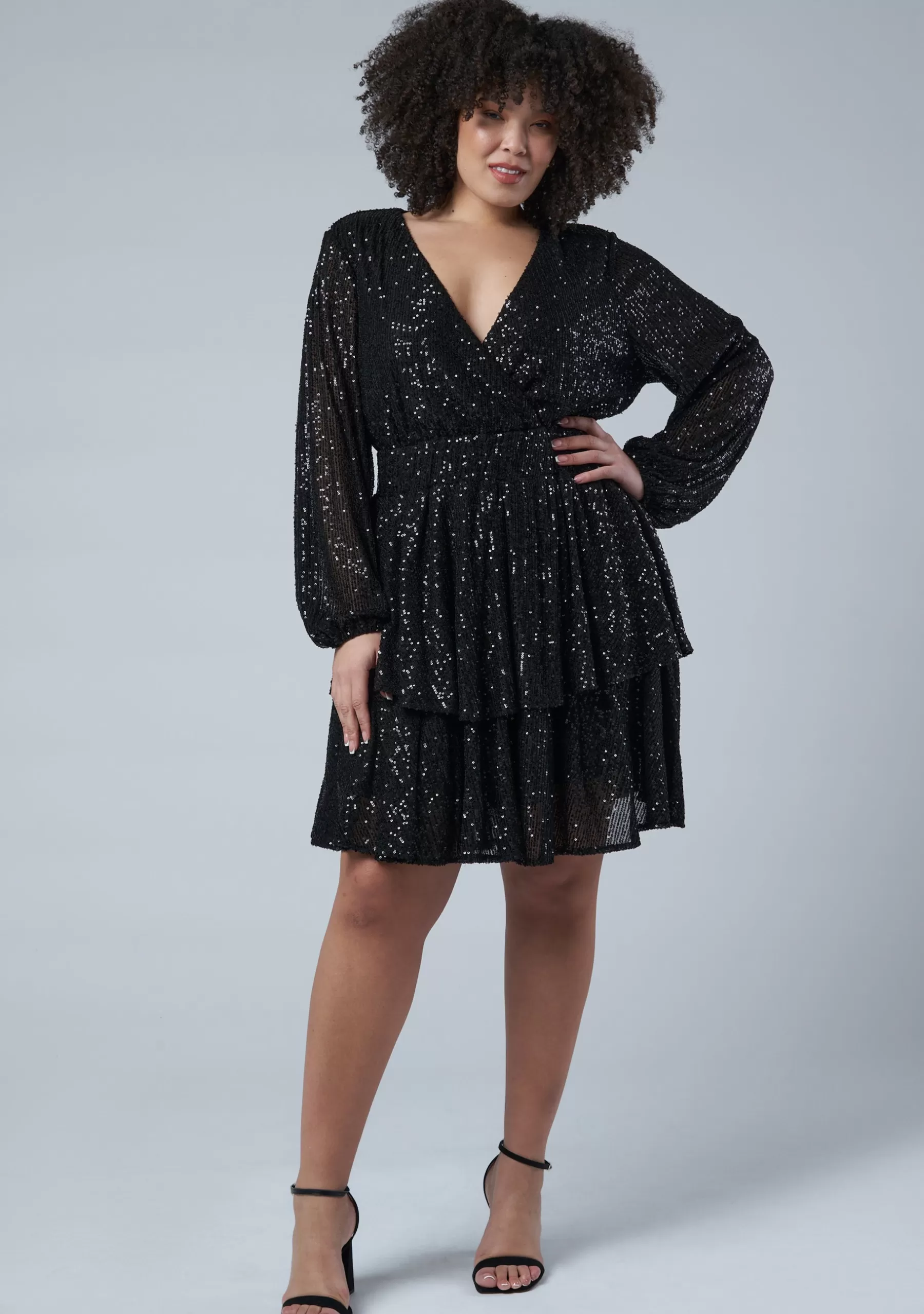 Curve Project Sequin Dresses | Party Dresses>Night Out Sequin Dress