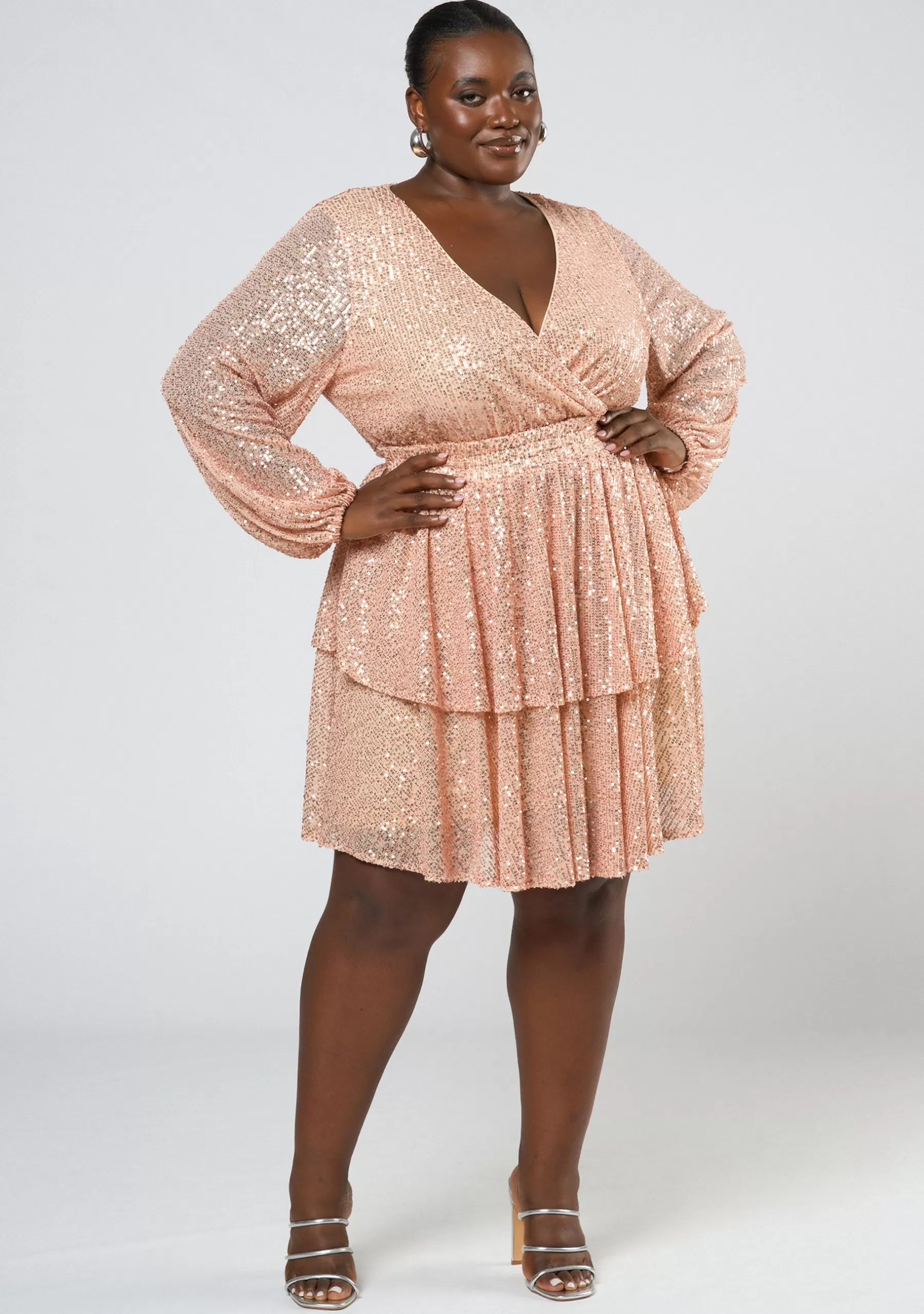 Curve Project Midi Dresses | Mini Dresses>Night Out Sequin Dress