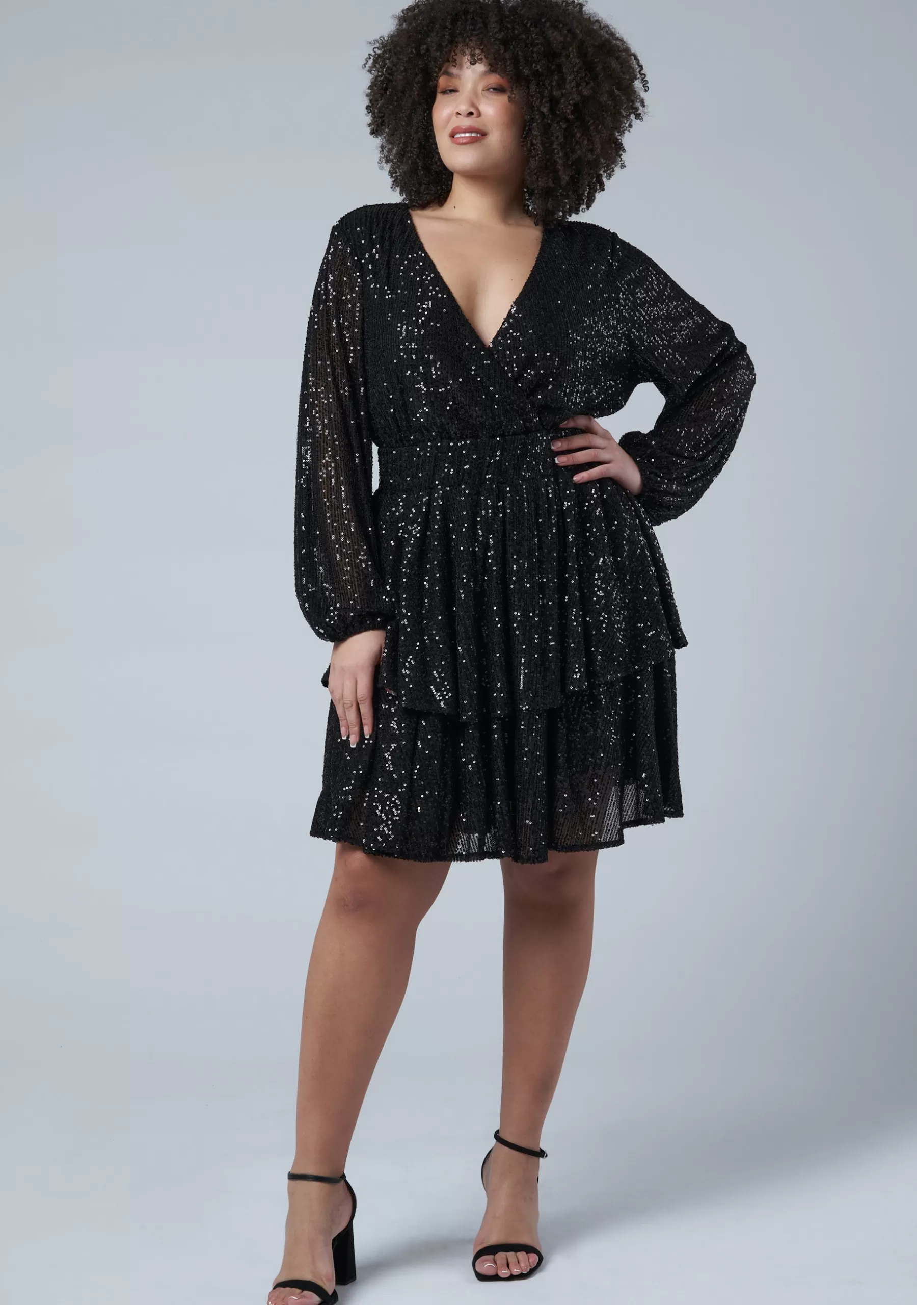 Curve Project Sequin Dresses | Party Dresses>Night Out Sequin Dress