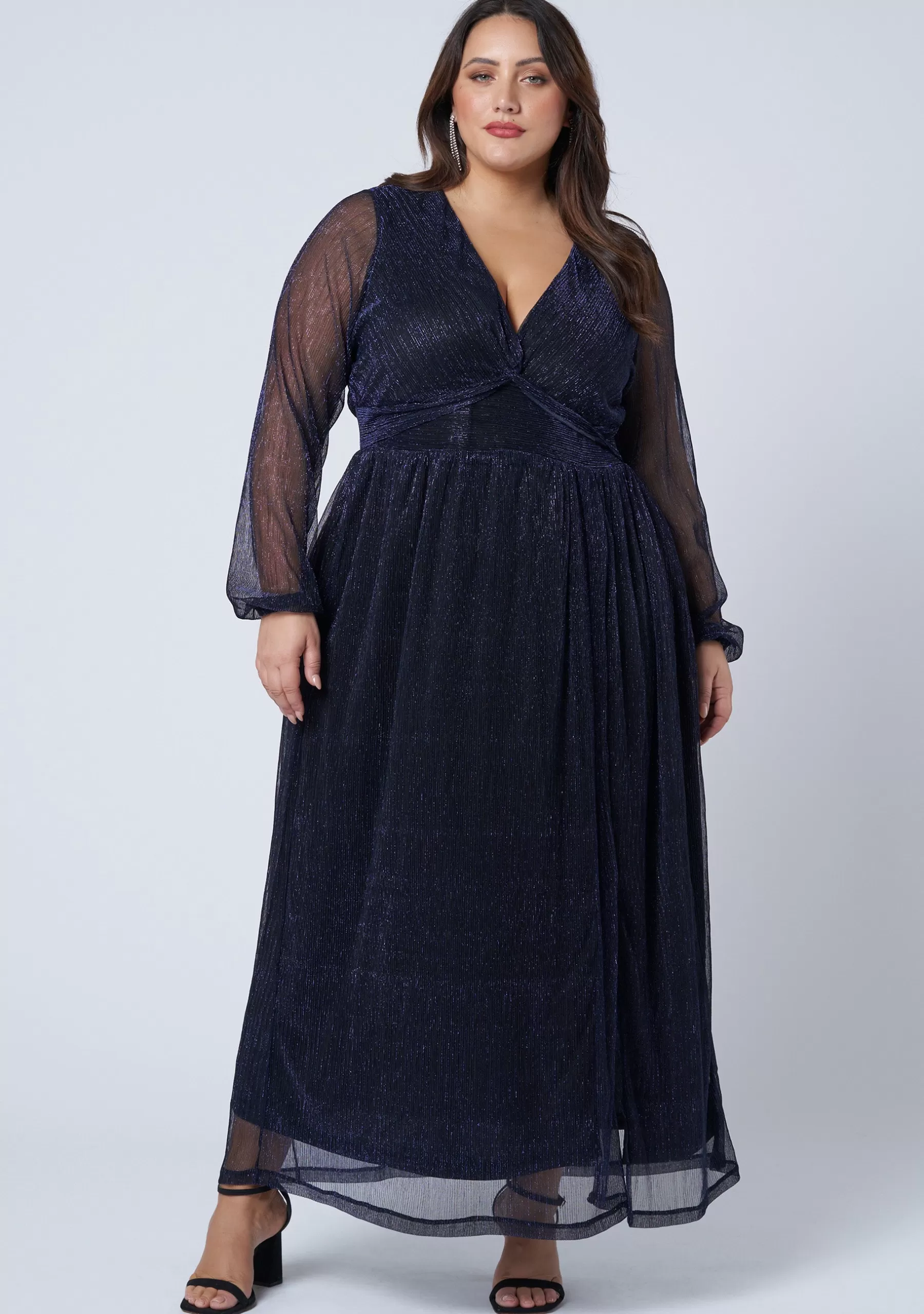 Curve Project Maxi Dresses>Night Rhythm Maxi Dress