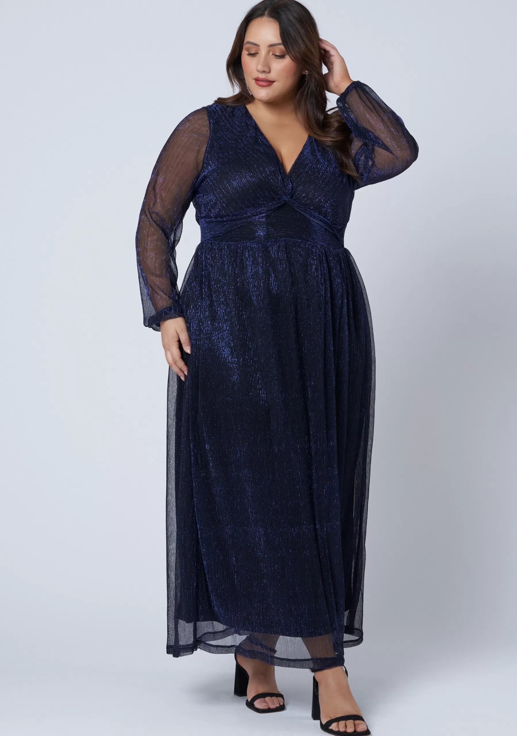 Curve Project Maxi Dresses>Night Rhythm Maxi Dress