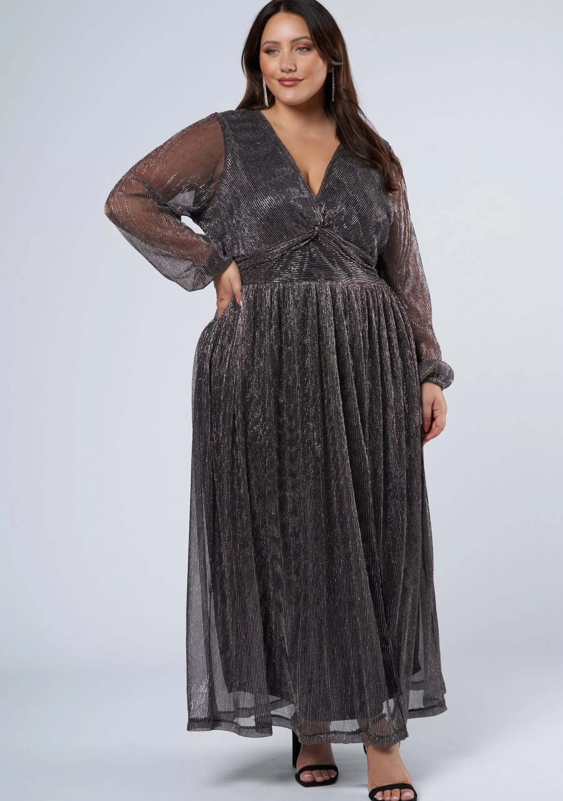 Curve Project Maxi Dresses>Night Rhythm Maxi Dress