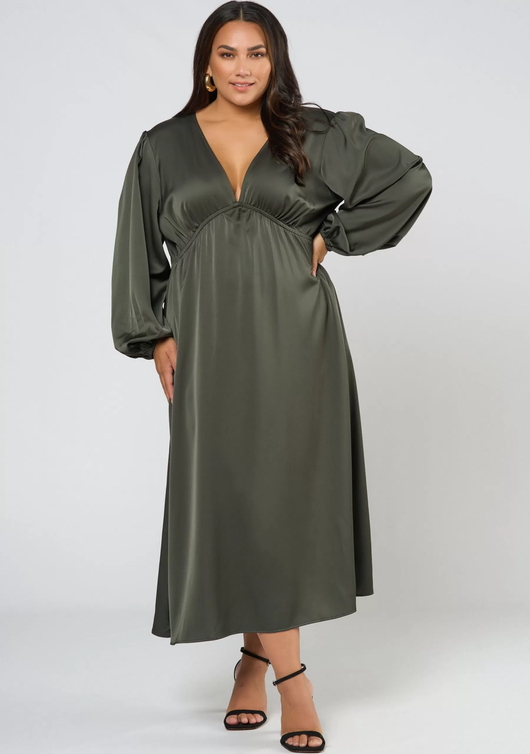Curve Project Party Dresses | Midi Dresses>Over and Out Midi Dress
