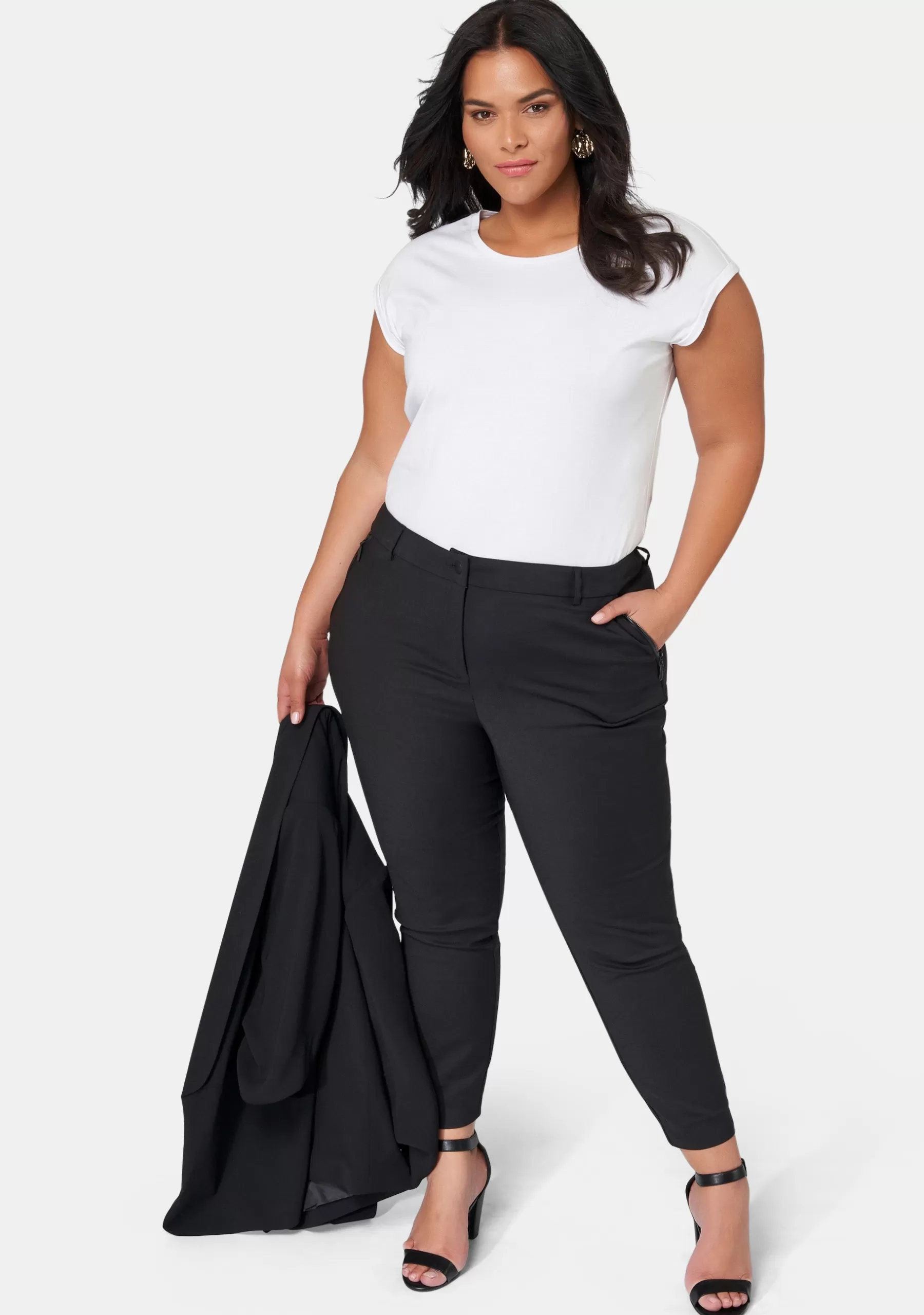 Curve Project Pants>Pascale Zip Detail Pant