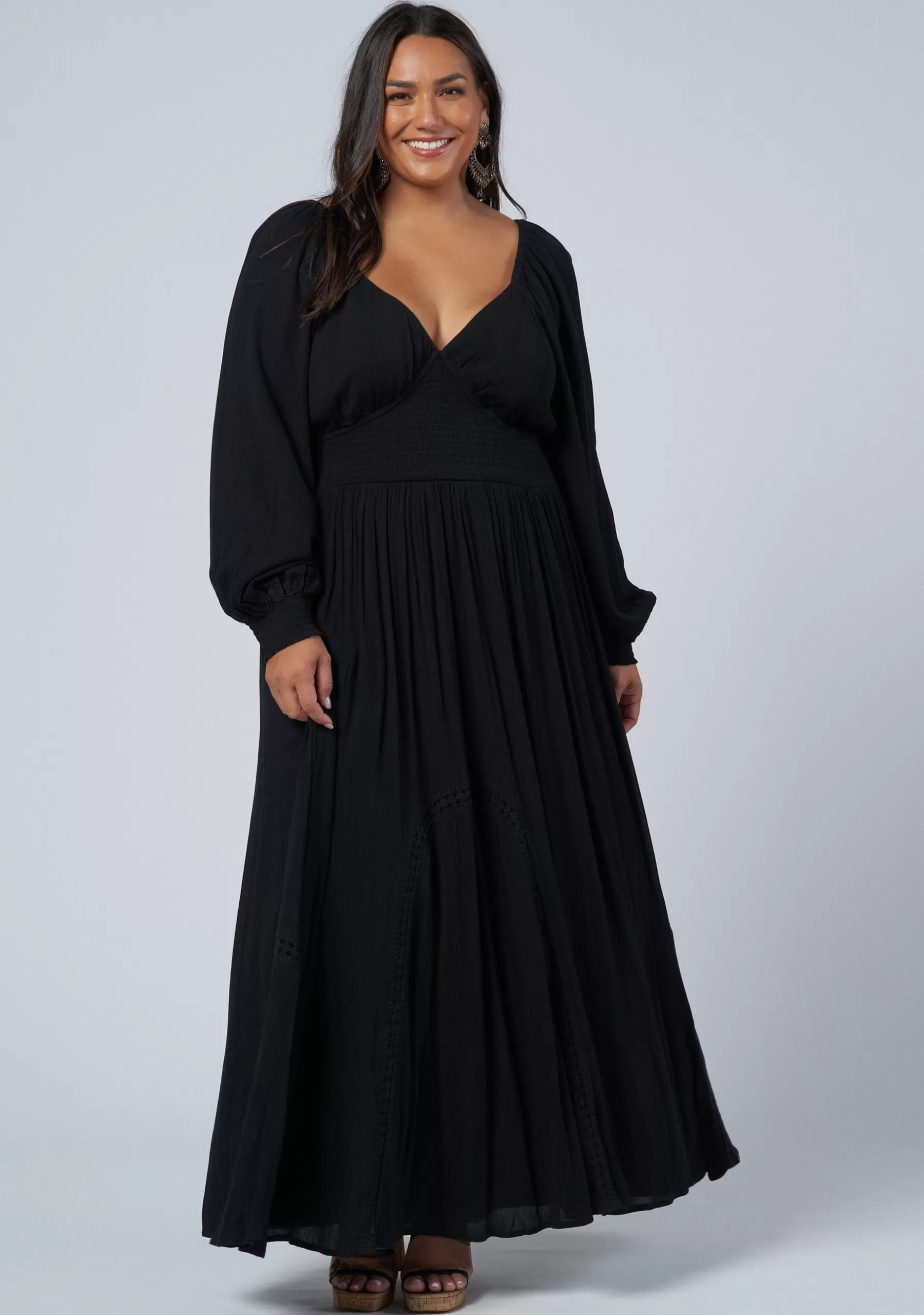 Curve Project Black Dresses | Maxi Dresses>Rock Steady Maxi Dress