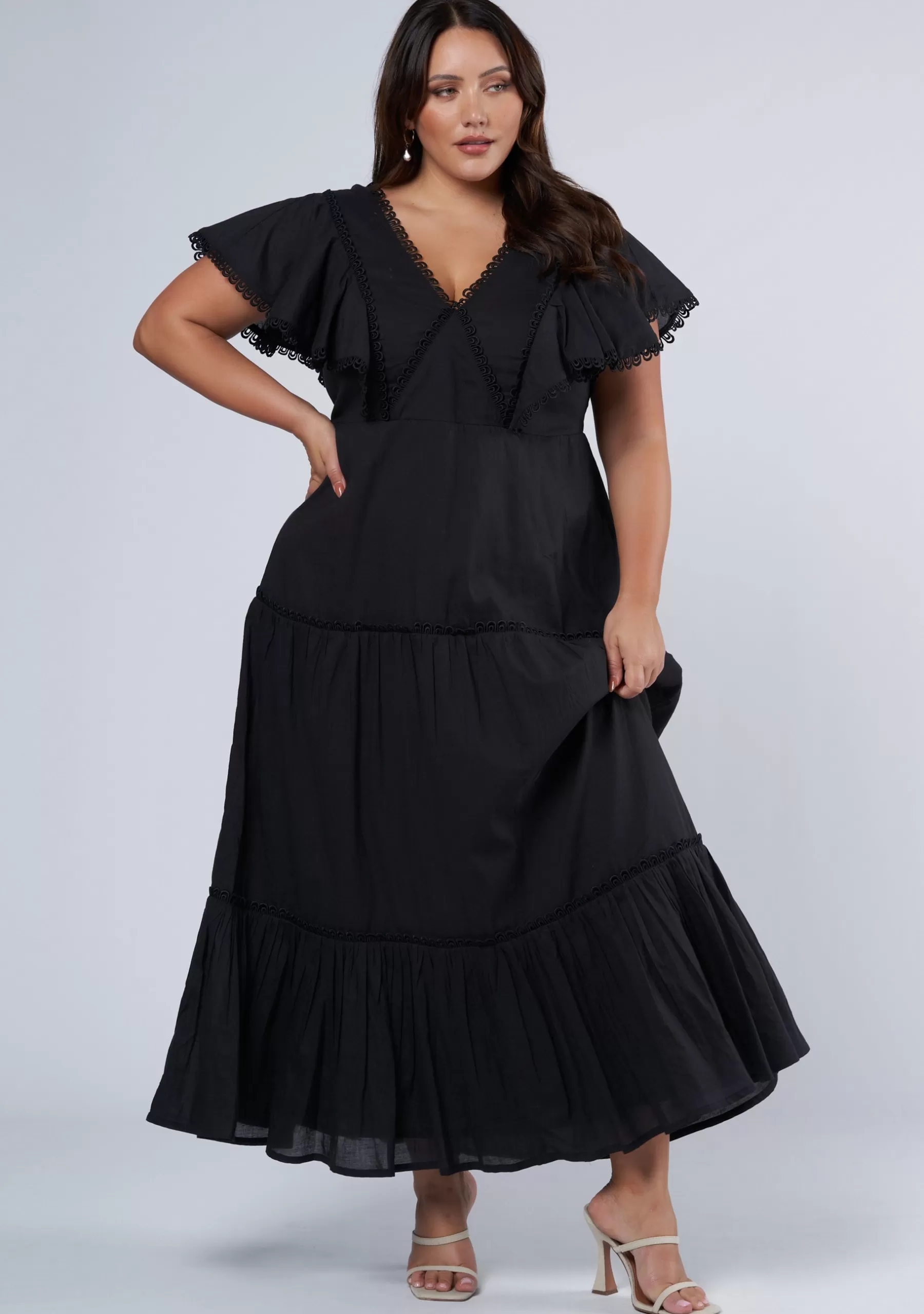 Curve Project Black Dresses | Maxi Dresses>Rosalia Maxi Dress