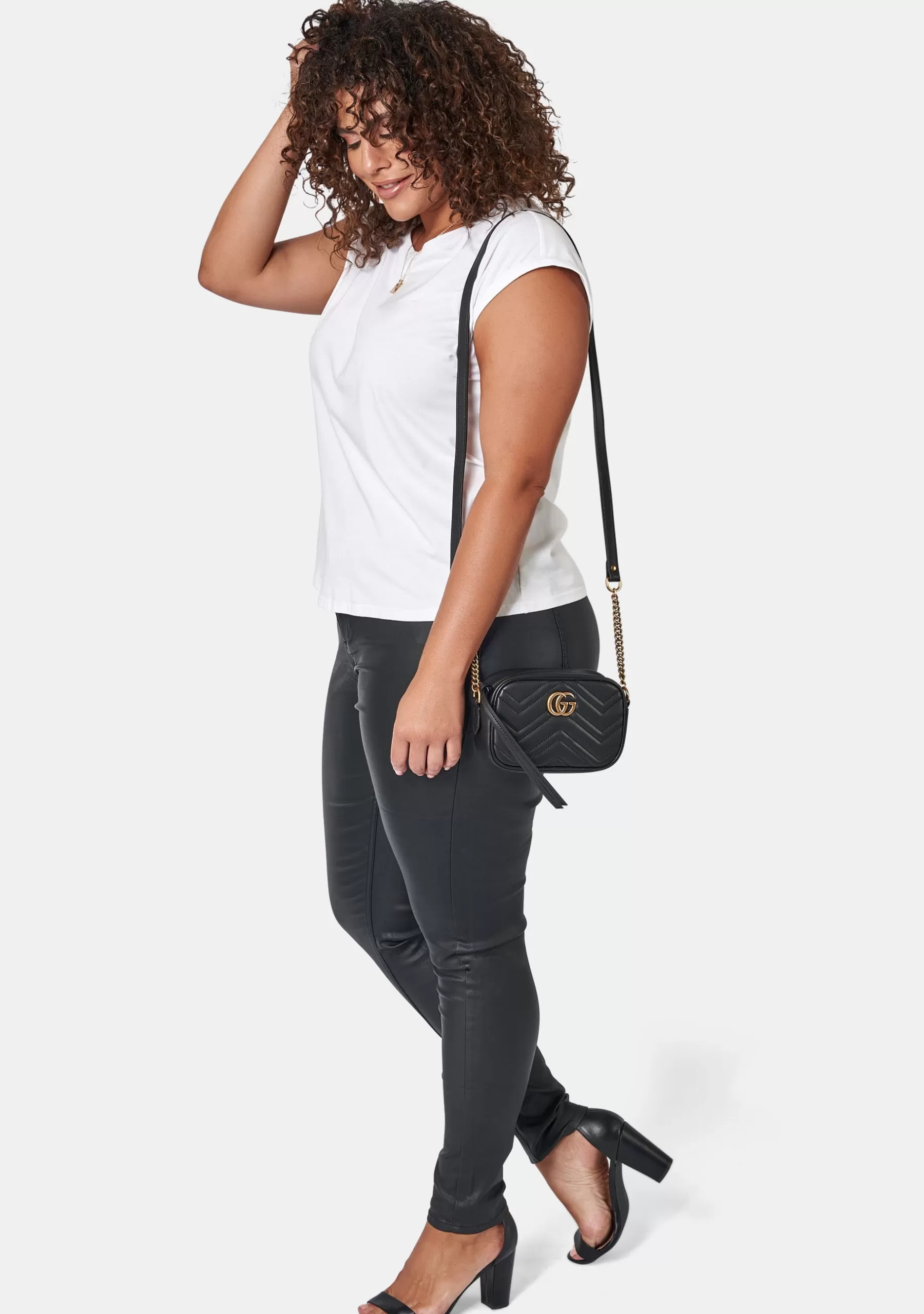 Curve Project Denim | Jeans>Rose Coated Jeans