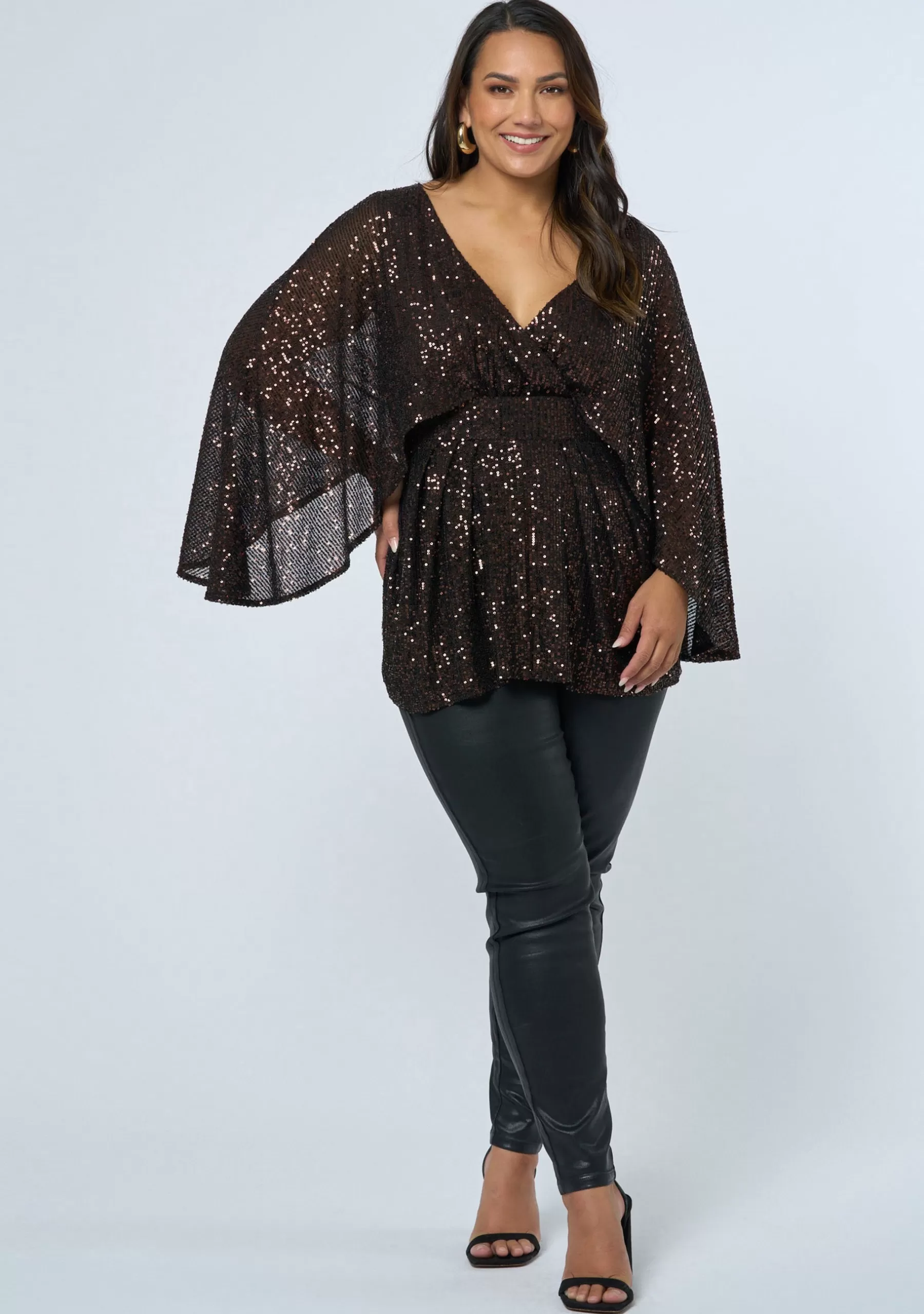 Curve Project Shirts & Blouses>Rumors Sequin Top