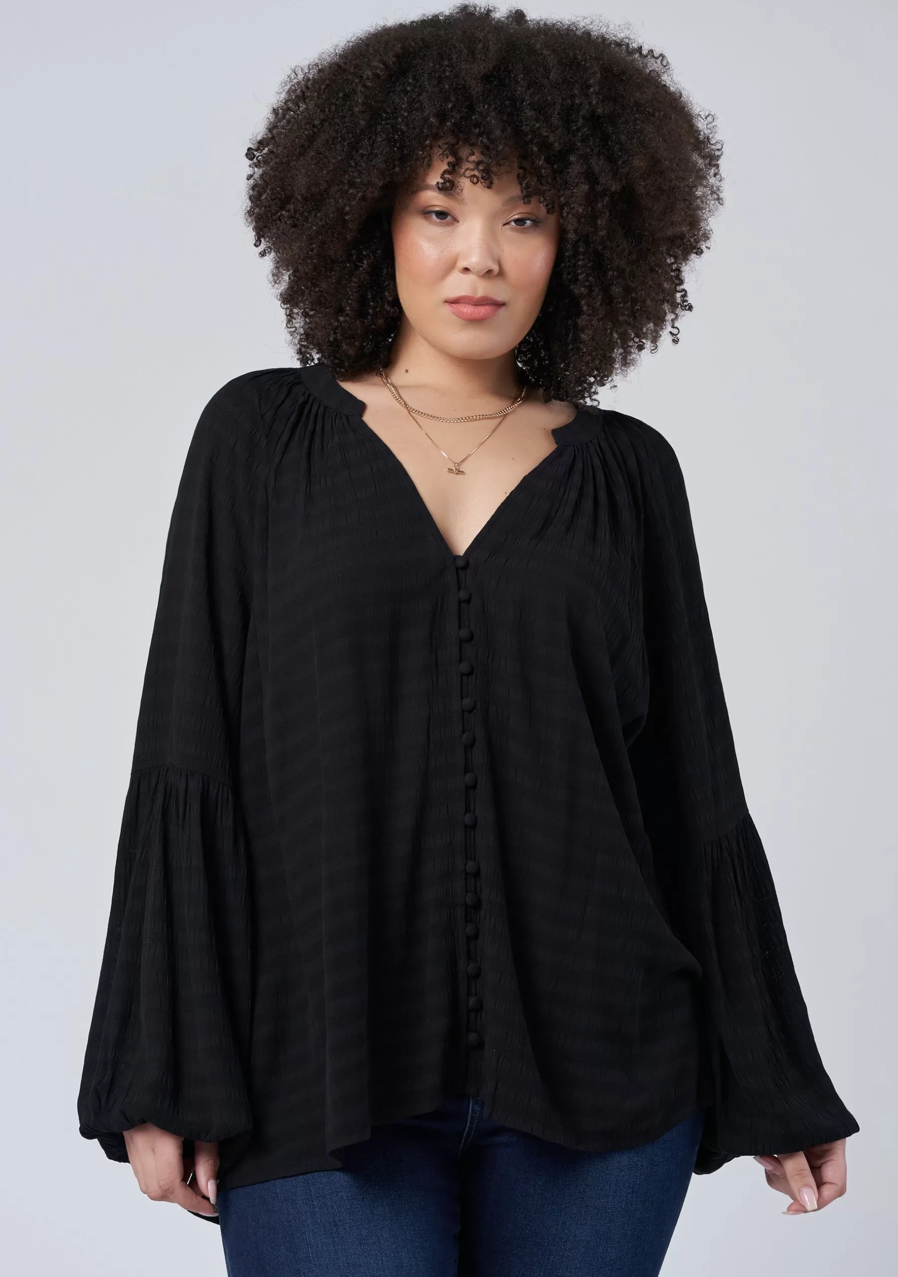 Curve Project Shirts & Blouses>Saylor Blouse