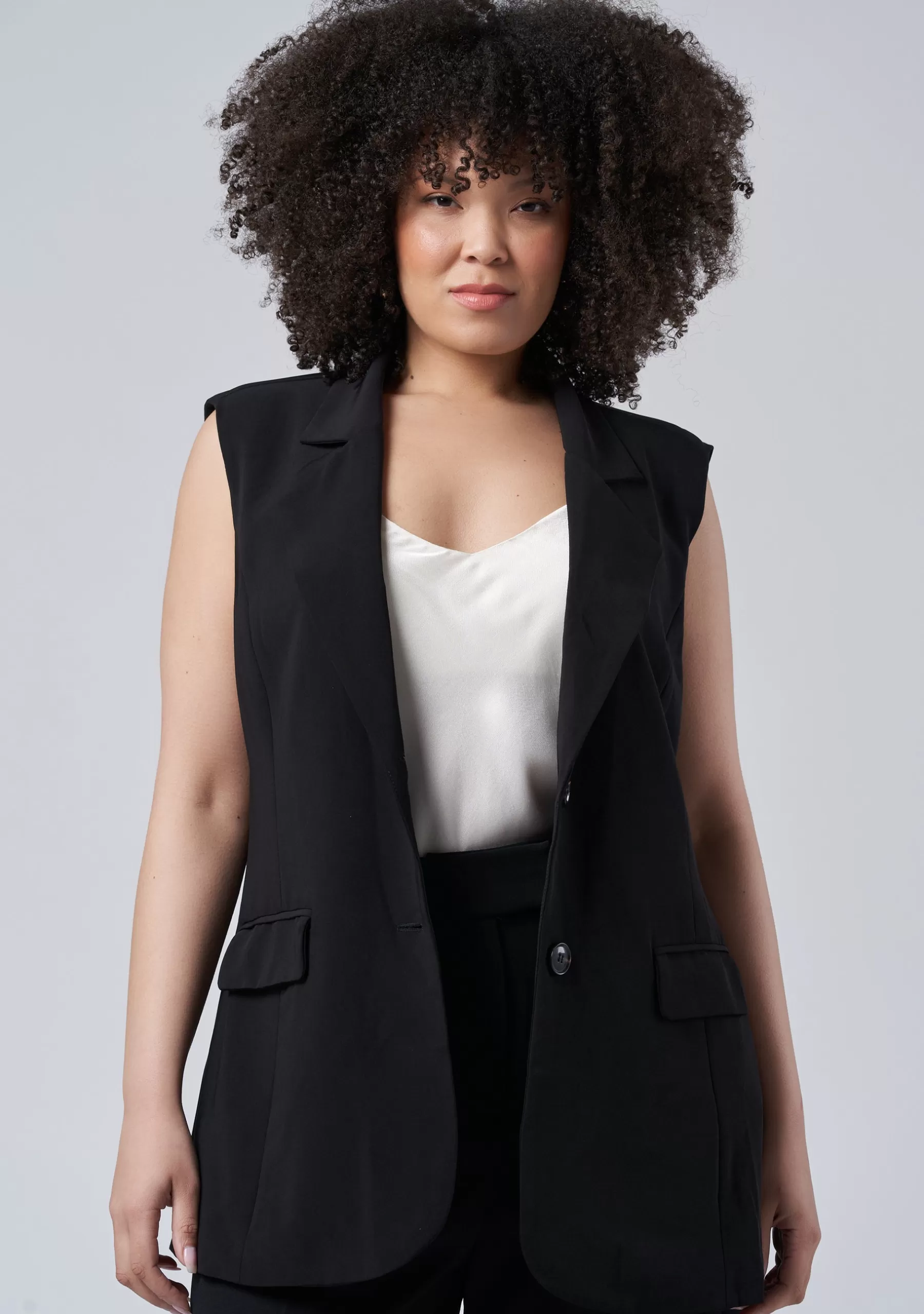 Curve Project Blazers | Jackets & Coats>Scarlett Sleeveless Blazer