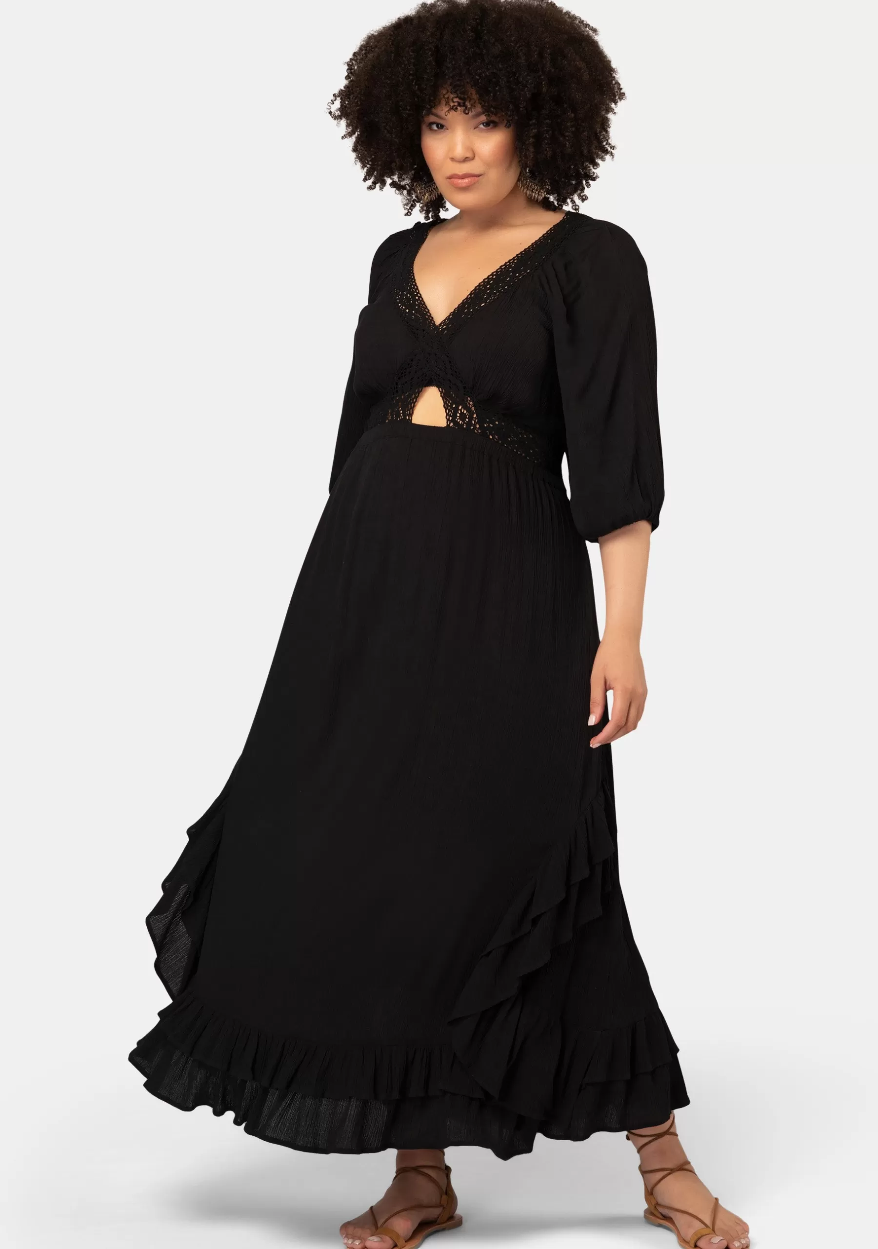 Curve Project Maxi Dresses>Serial Lover Maxi Dress