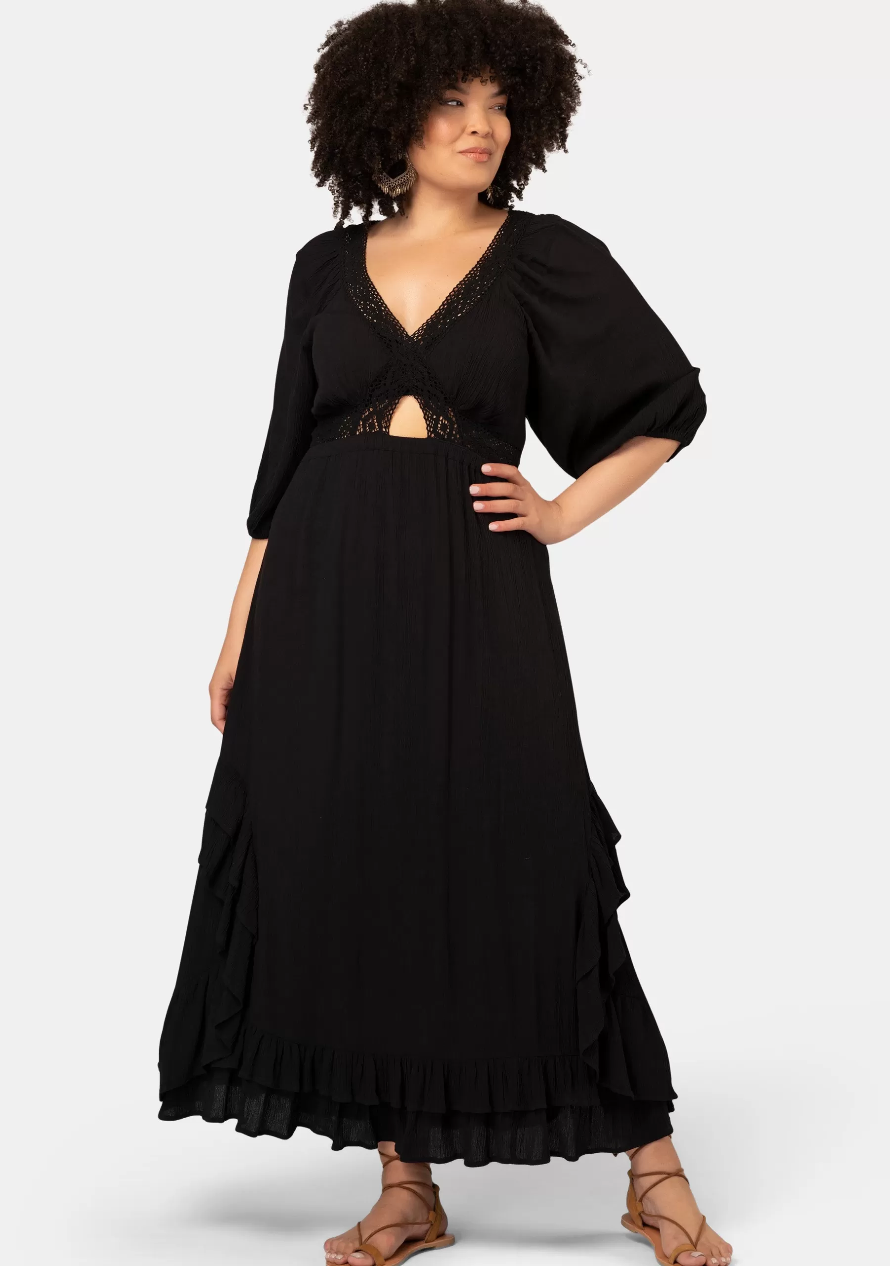 Curve Project Maxi Dresses>Serial Lover Maxi Dress