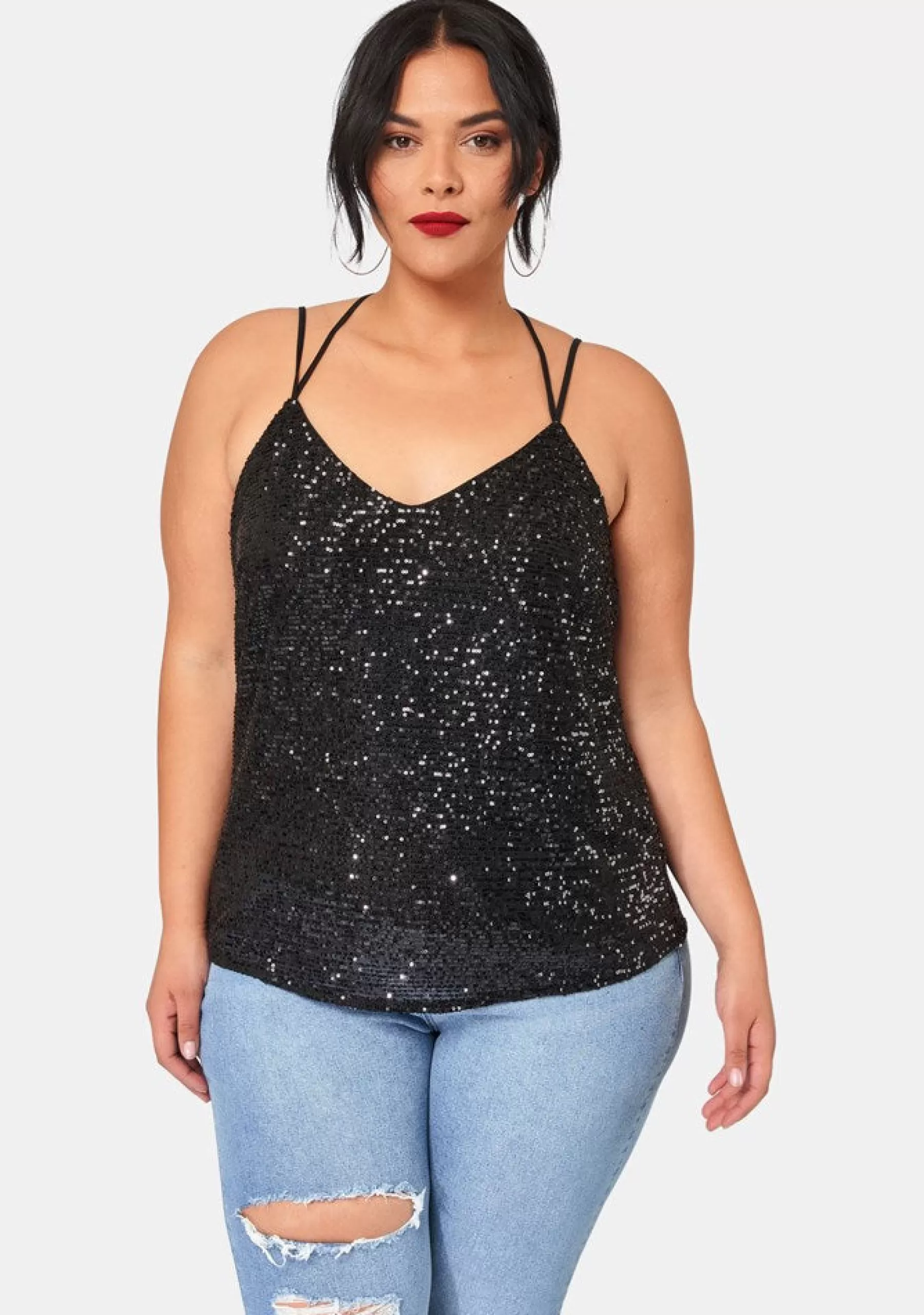 Curve Project Camis | Shirts & Blouses>Sparkles Between Us Cami