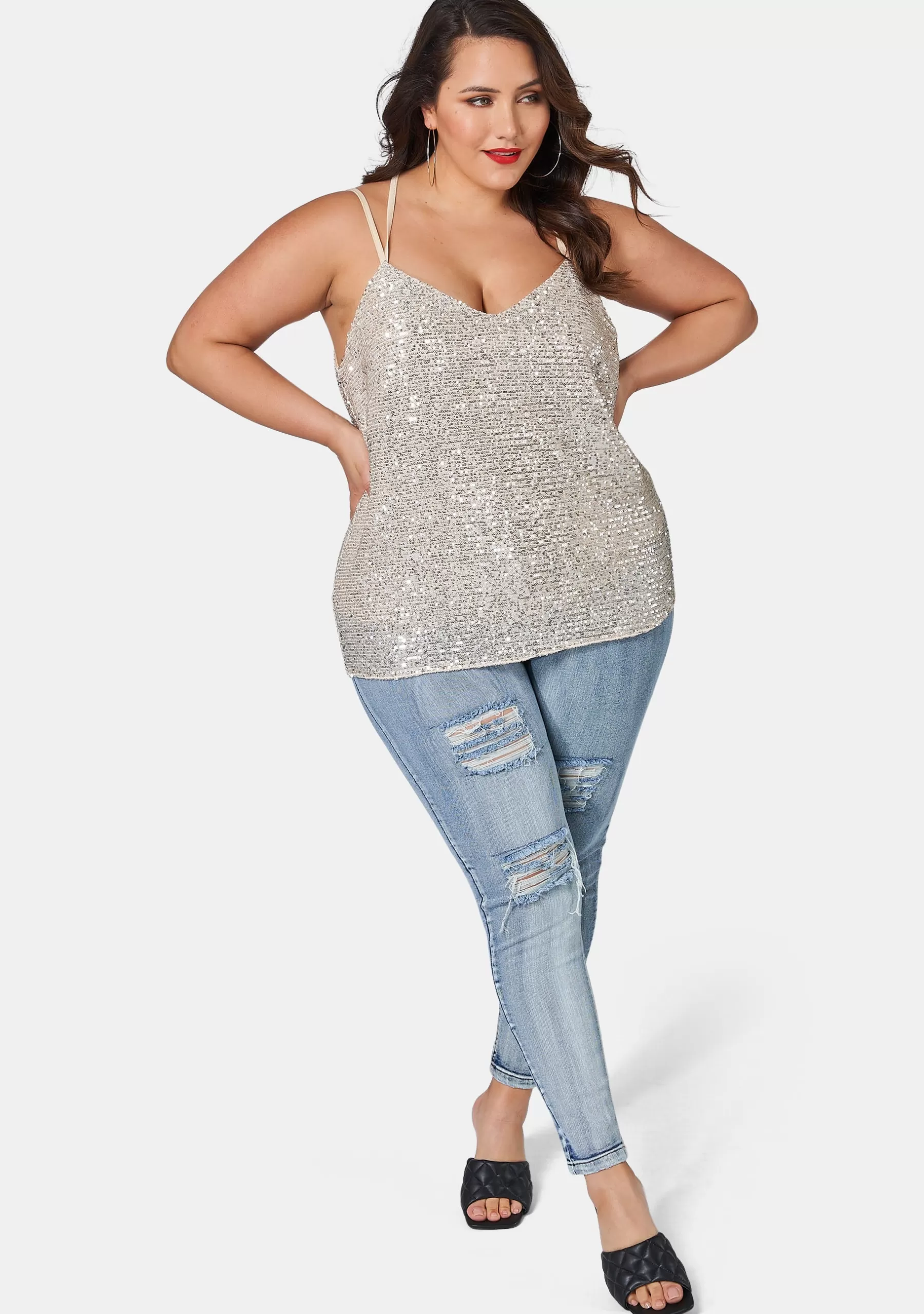 Curve Project Camis>Sparkles Between Us Cami