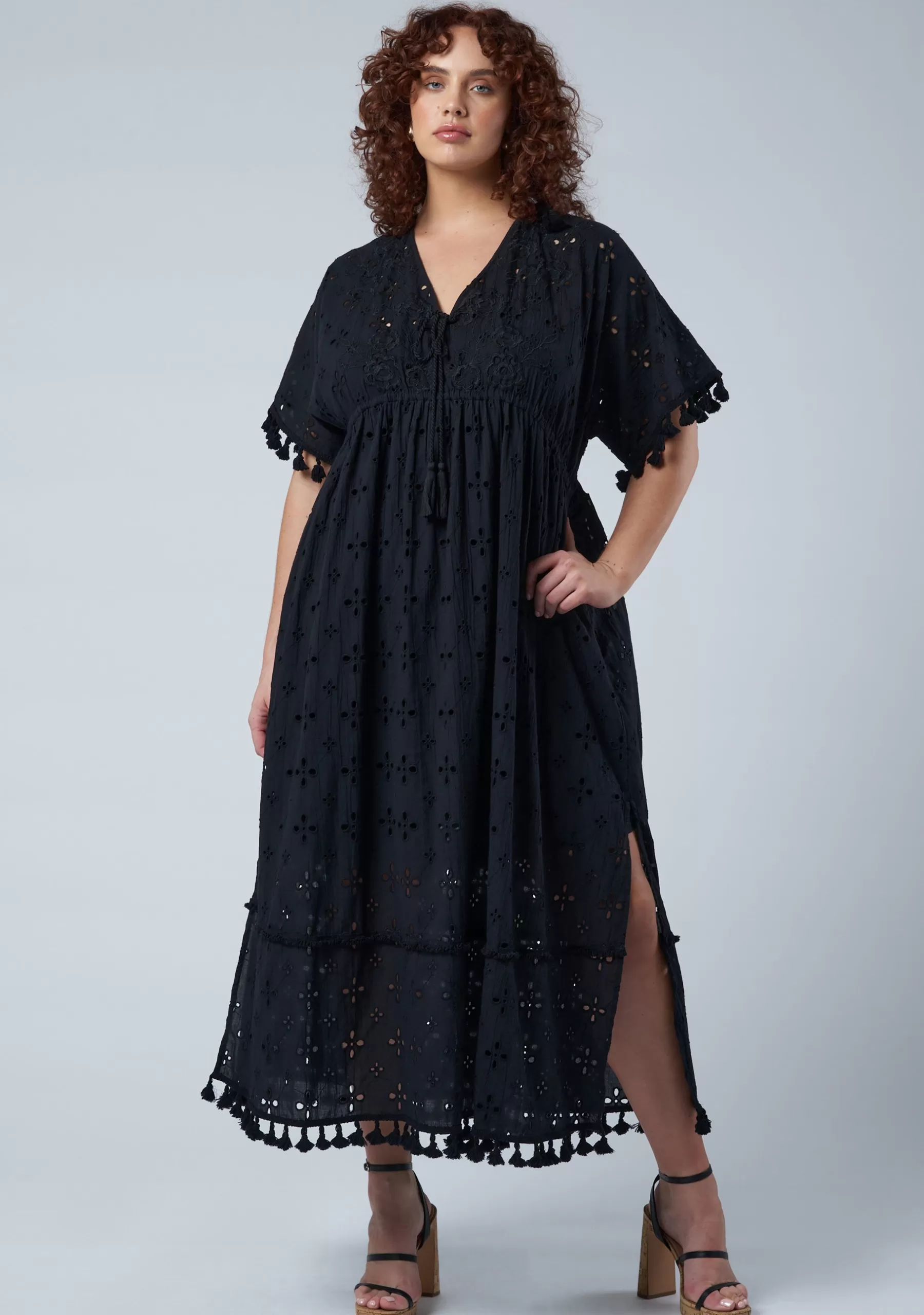 Curve Project Boho Dresses | Black Dresses>Spirit Land Cotton Dress
