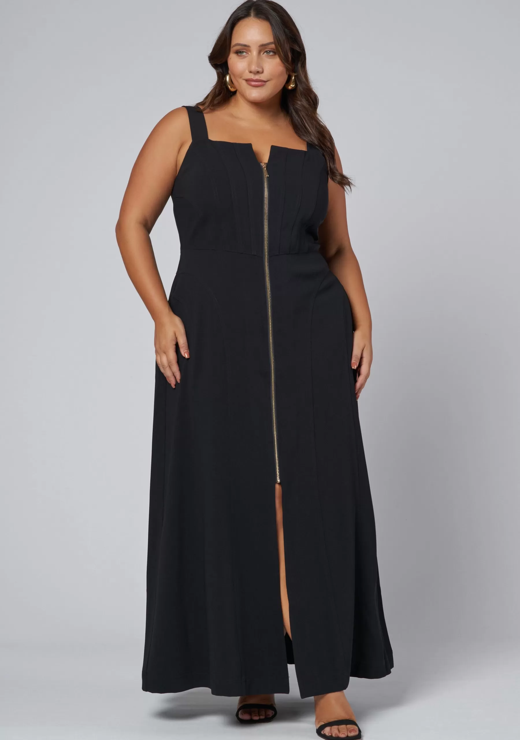 Curve Project Black Dresses | Maxi Dresses>Stay Curious Maxi Dress