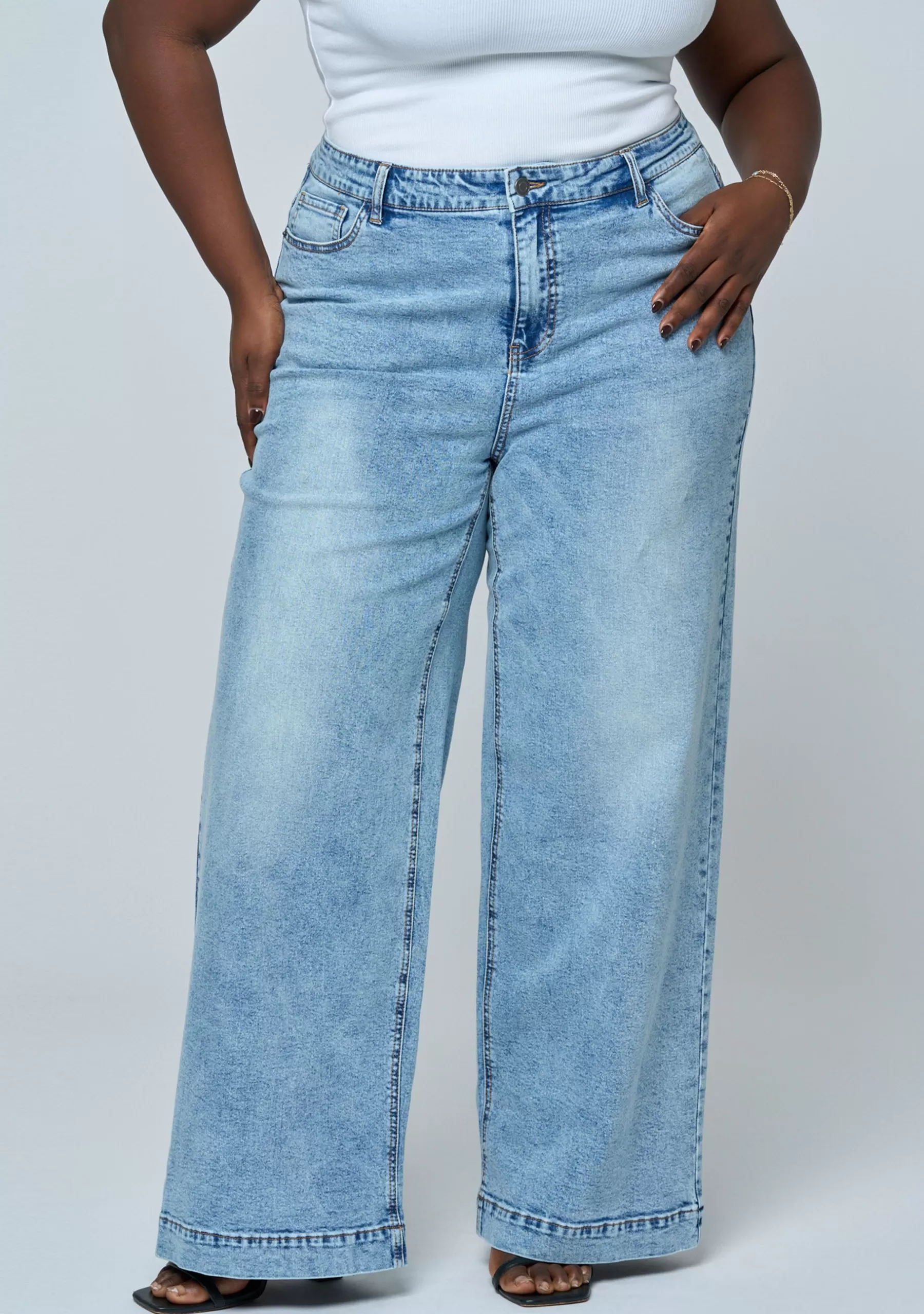 Curve Project Denim | Jeans>Sully Wide Leg Jean