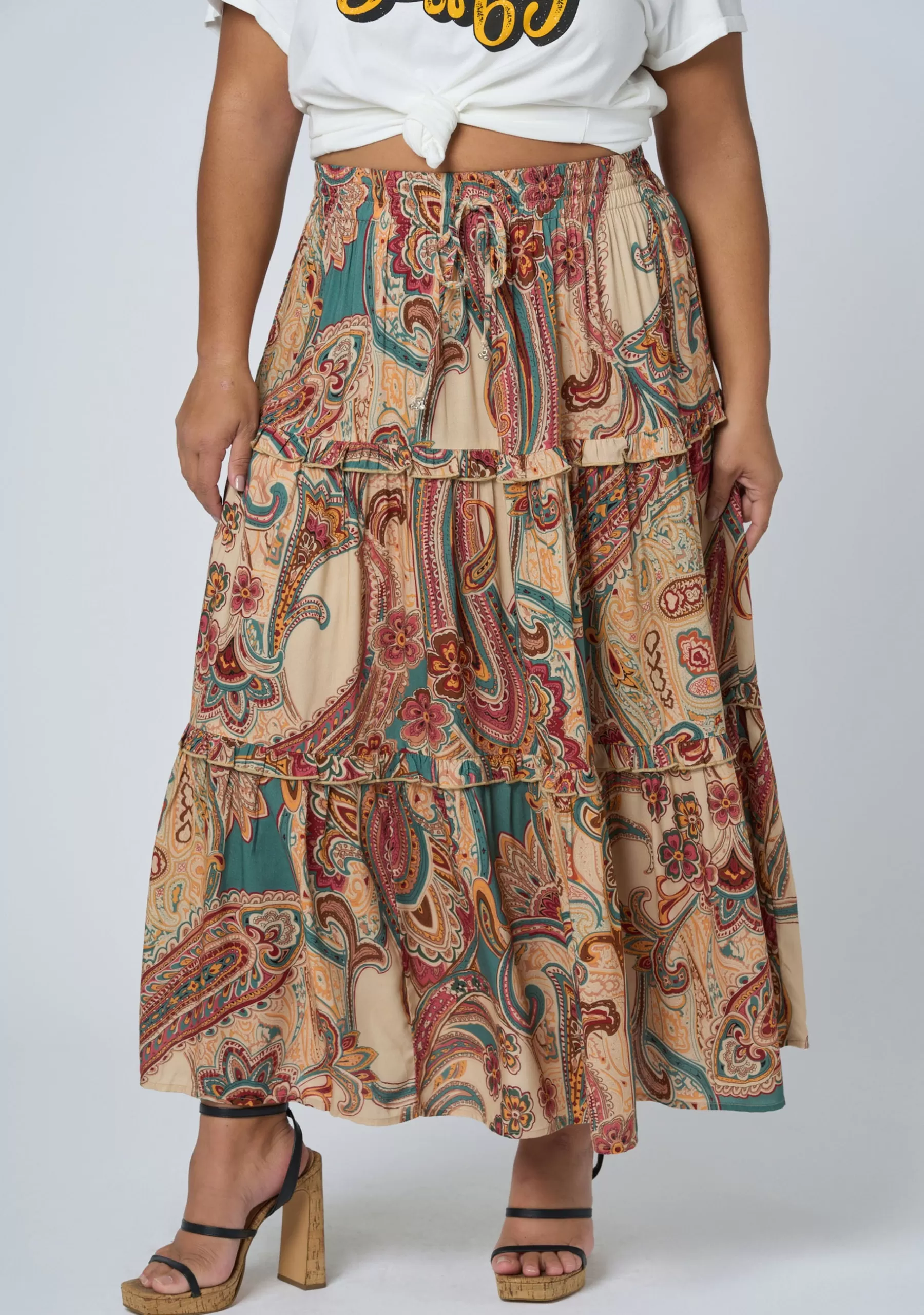 Curve Project Maxi Skirts>Sun Child Maxi Skirt