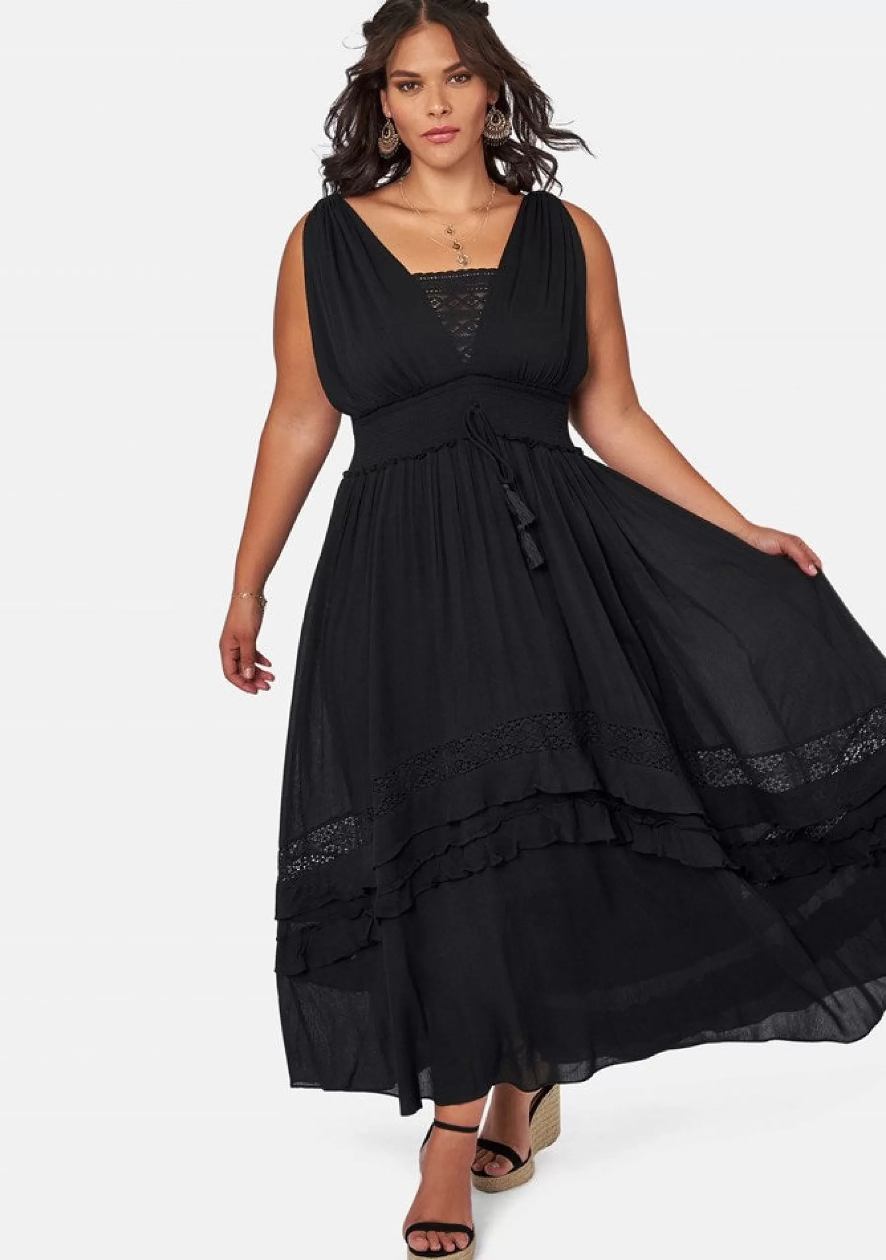 Curve Project Black Dresses | Maxi Dresses>Sunbeam Maxi Dress