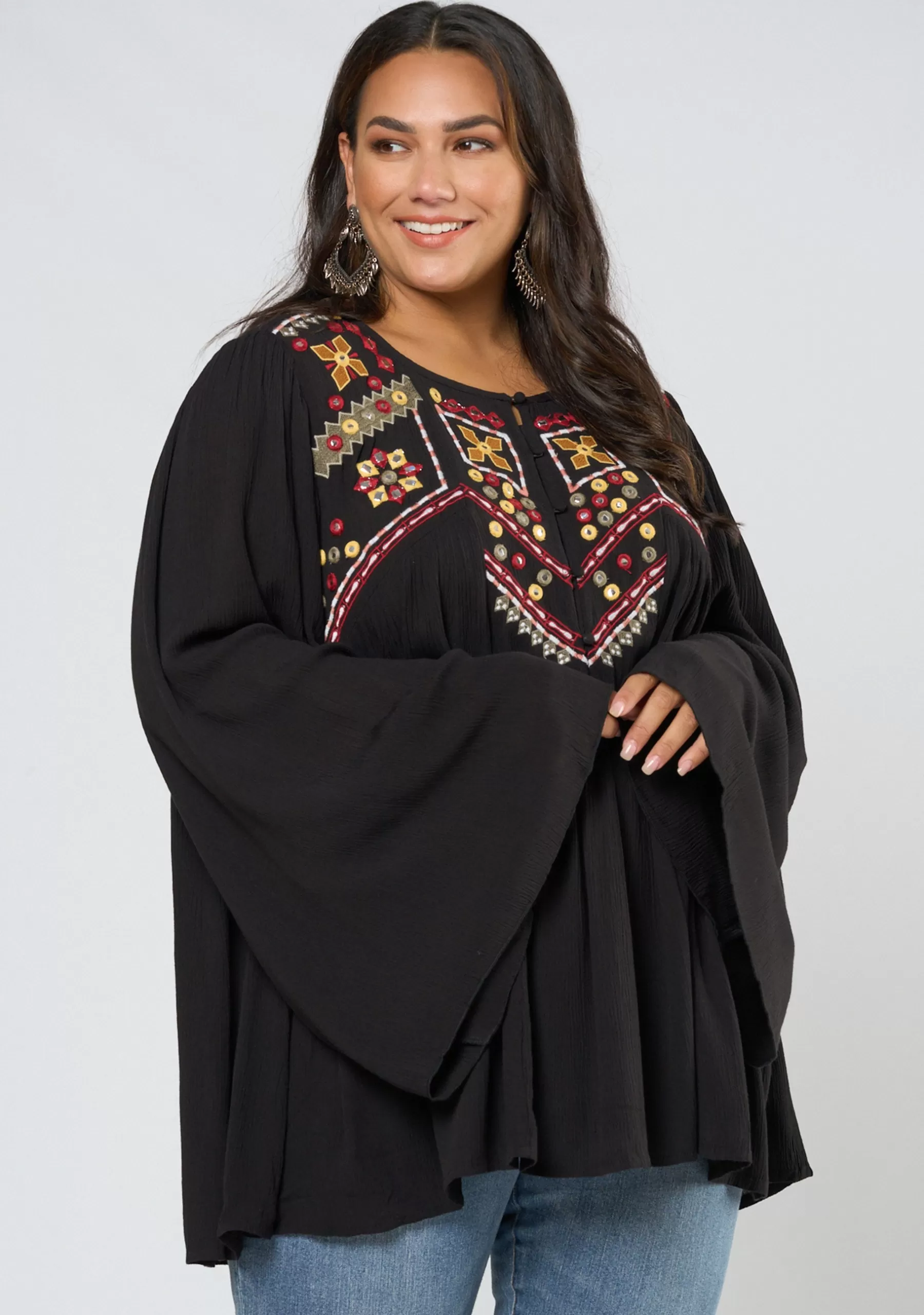Curve Project Shirts & Blouses>Sweet Escape Blouse