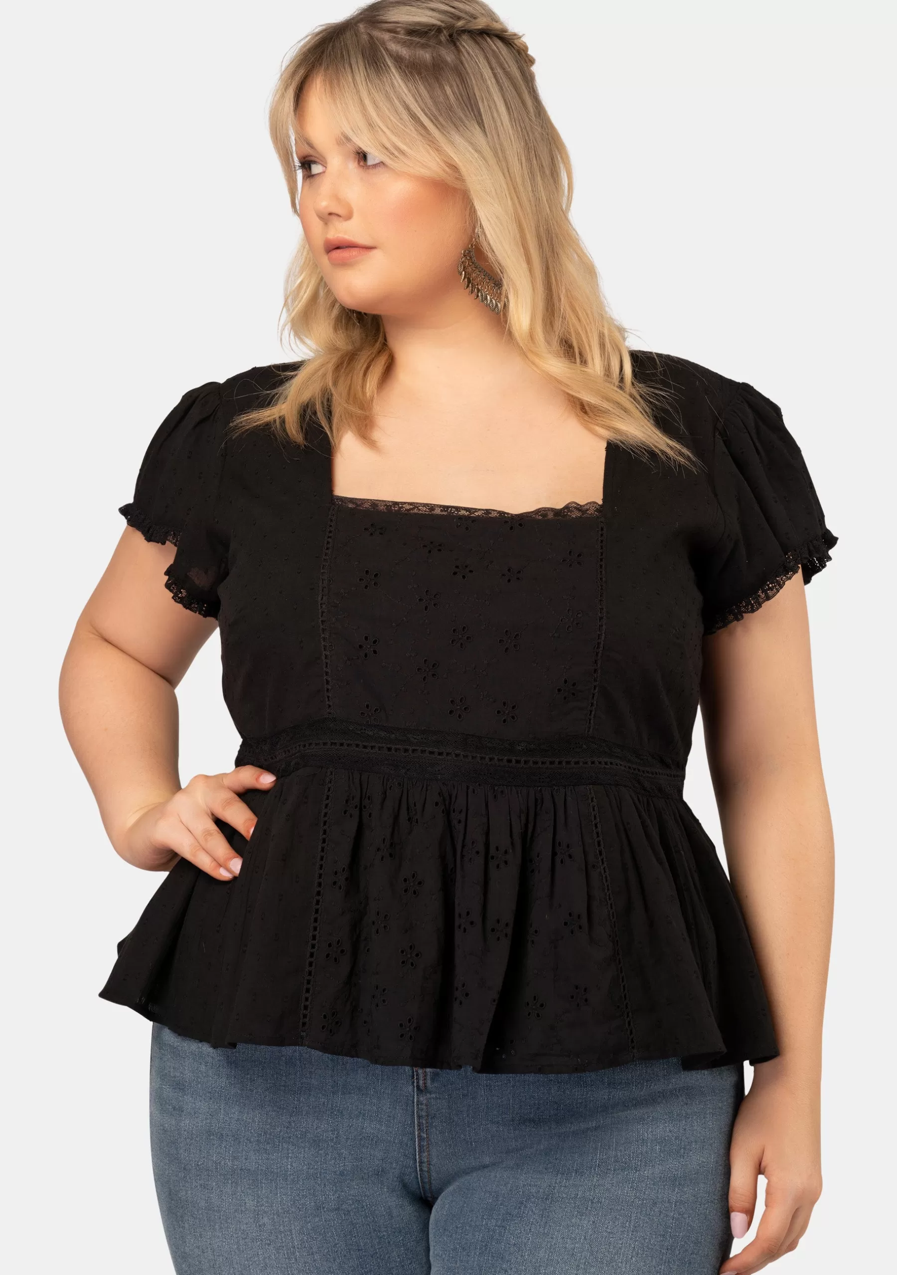 Curve Project Shirts & Blouses>Sweet Pea Top