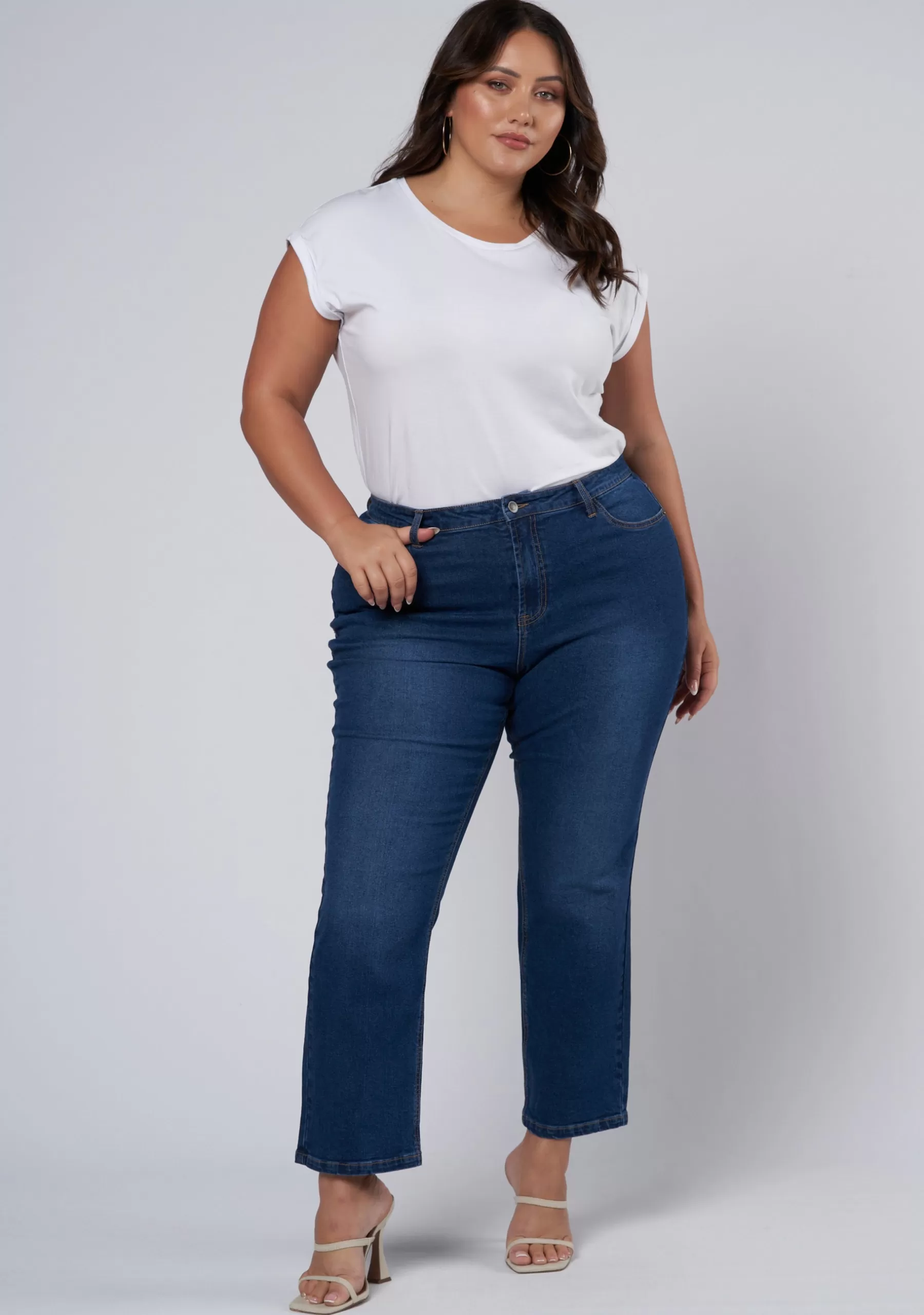 Curve Project Denim | Jeans>Tia Tapered Jean