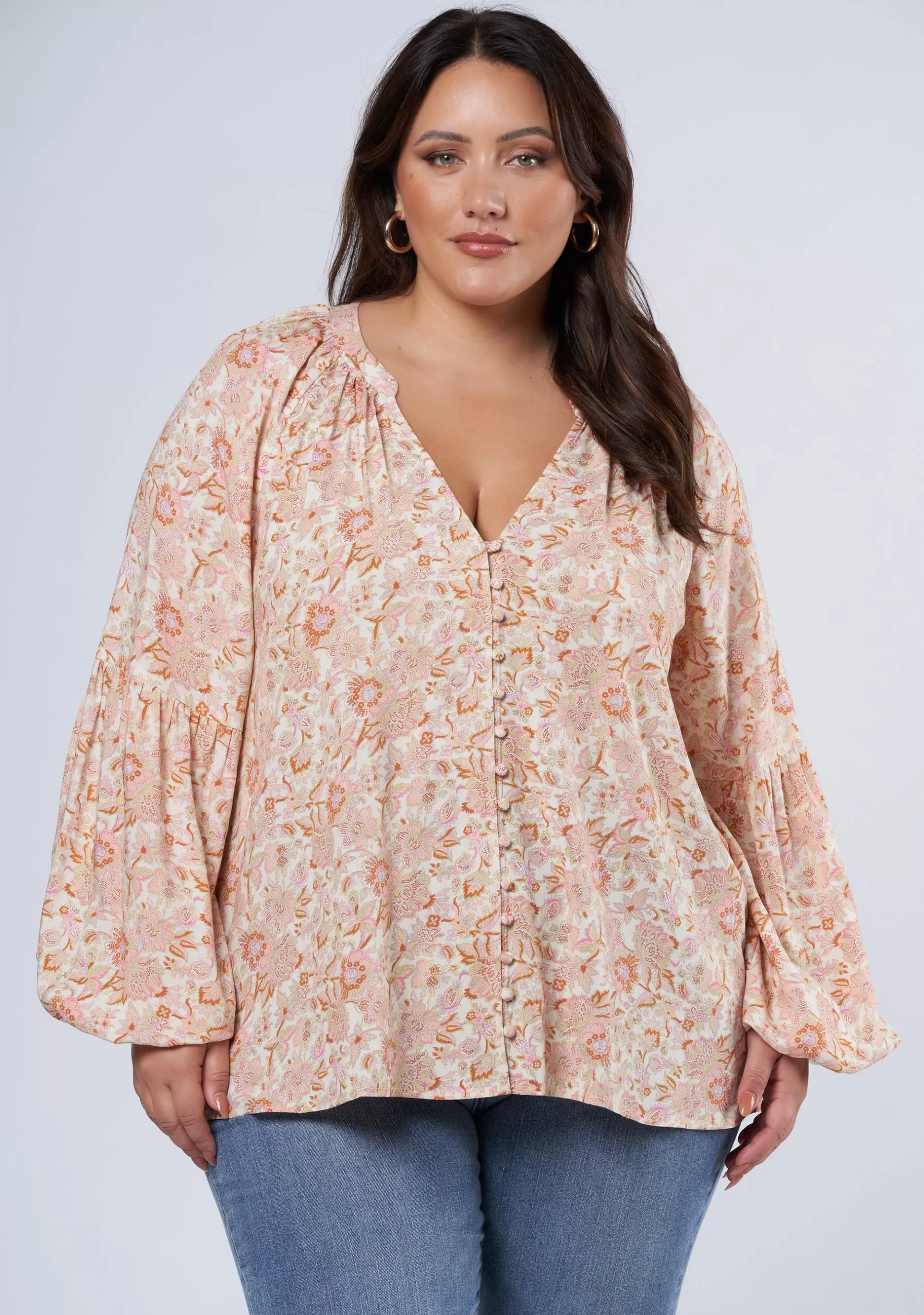 Curve Project Shirts & Blouses>Venus Goddess Blouse